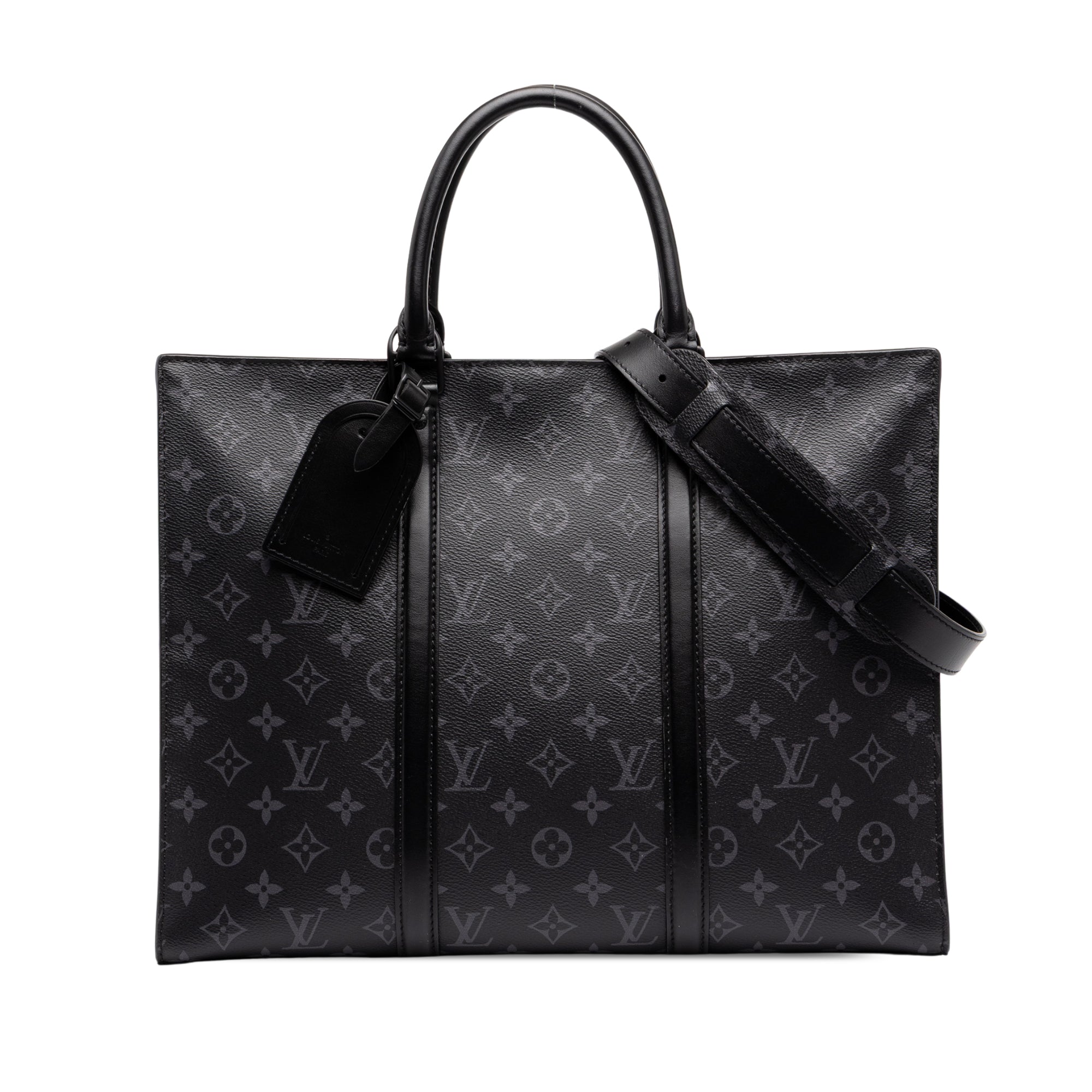 Louis Vuitton Monogram Eclipse Sac Plat Horizontal Zipper - image 1