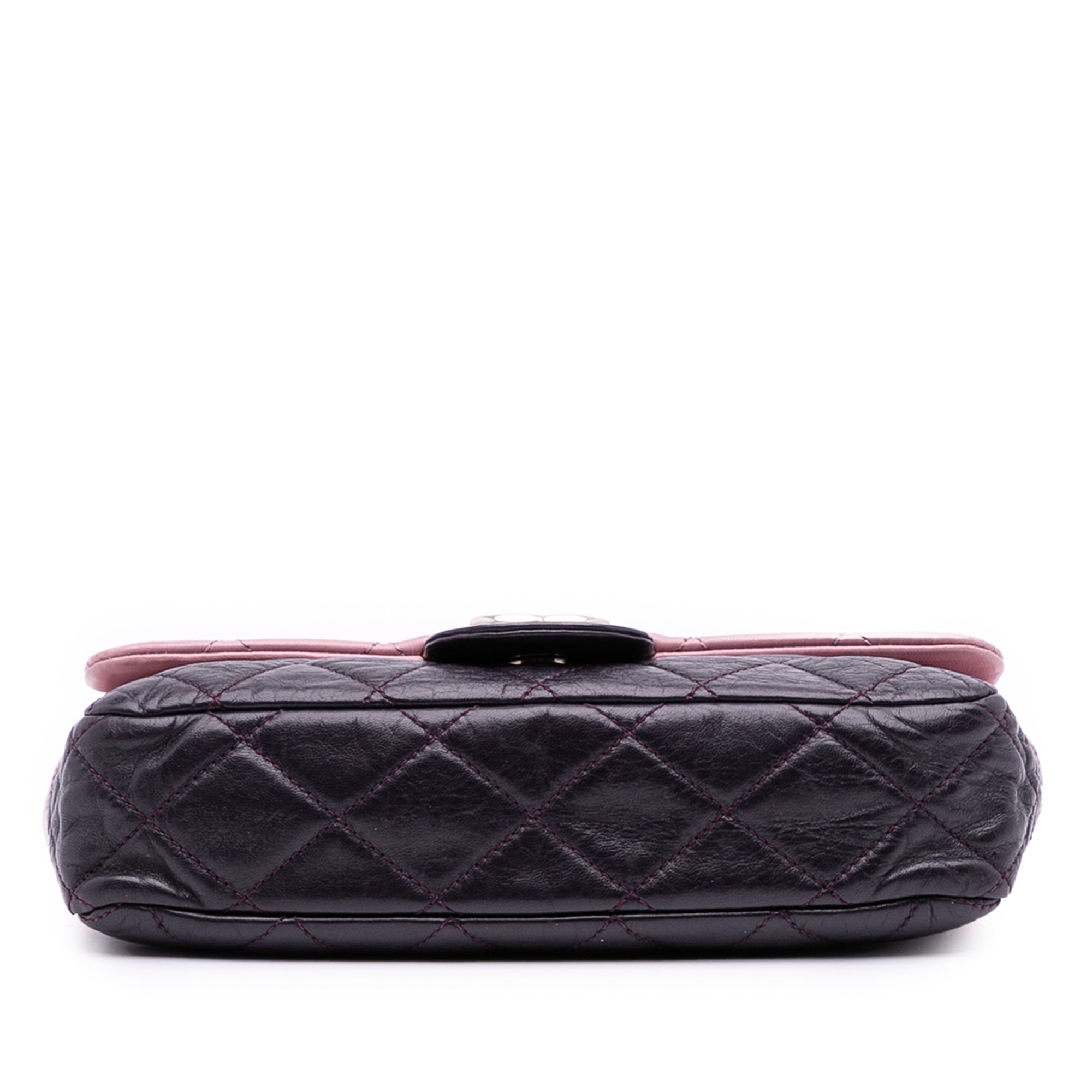 Chanel Medium Bicolor Lambskin and Calfskin CC Chain Flap - image 3