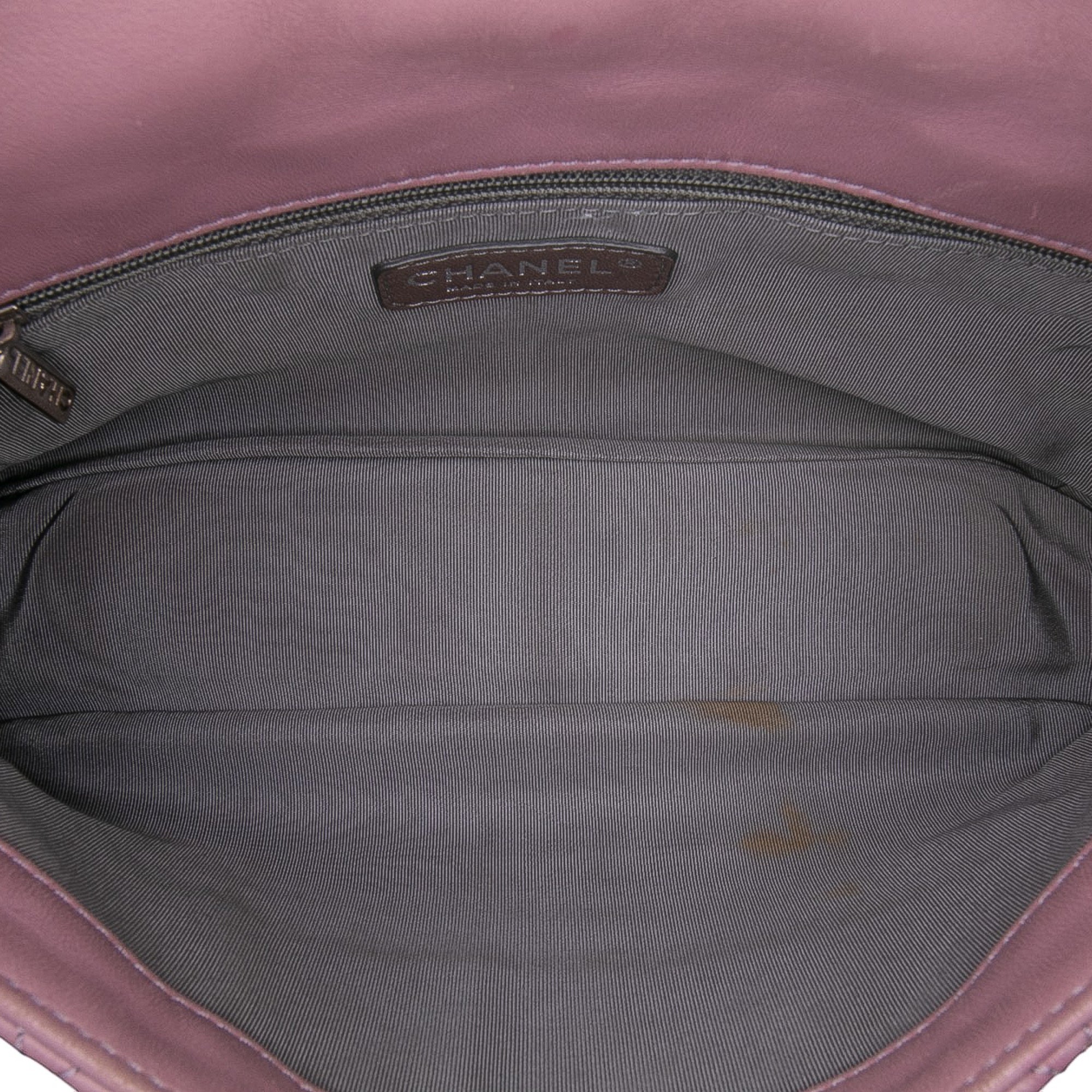 Chanel Medium Bicolor Lambskin and Calfskin CC Chain Flap - image 4