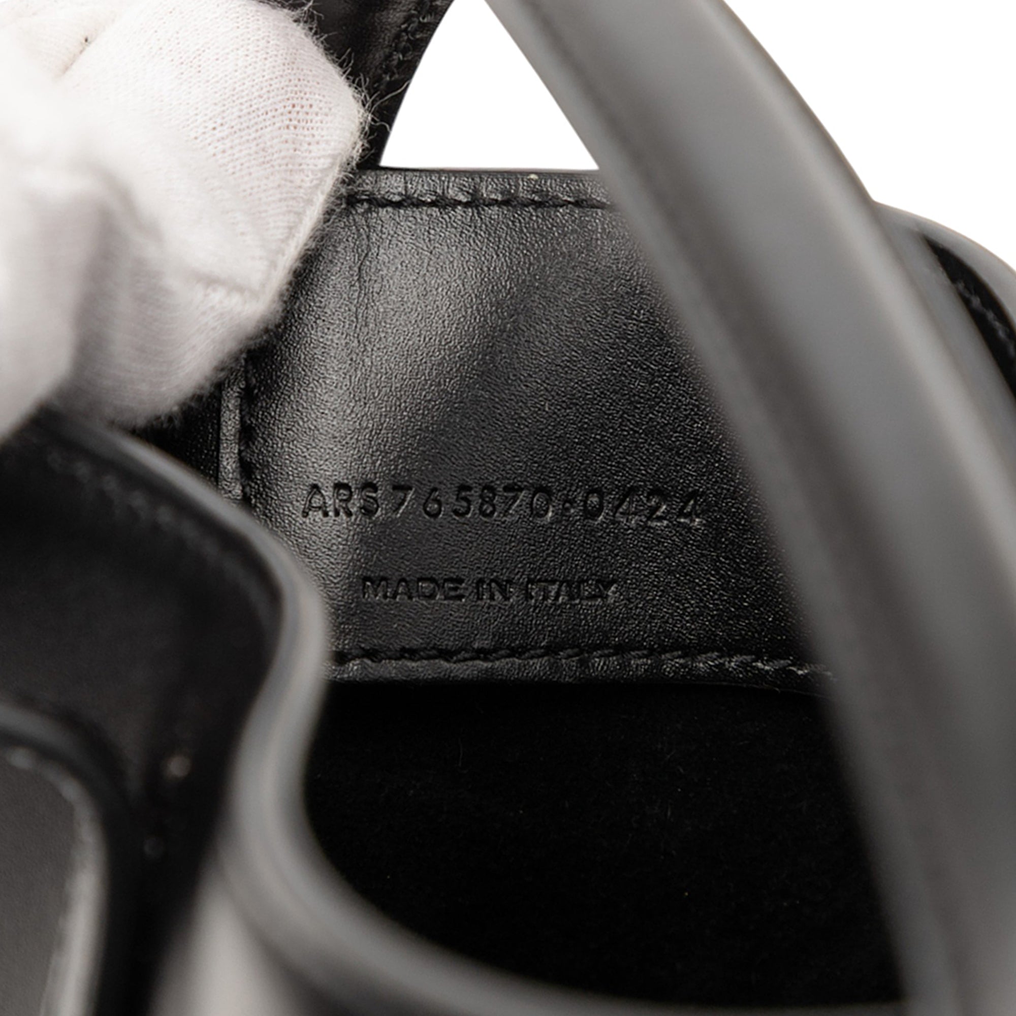 Saint Laurent Mini Shiny Calfskin Le 37 Bucket Bag - image 6