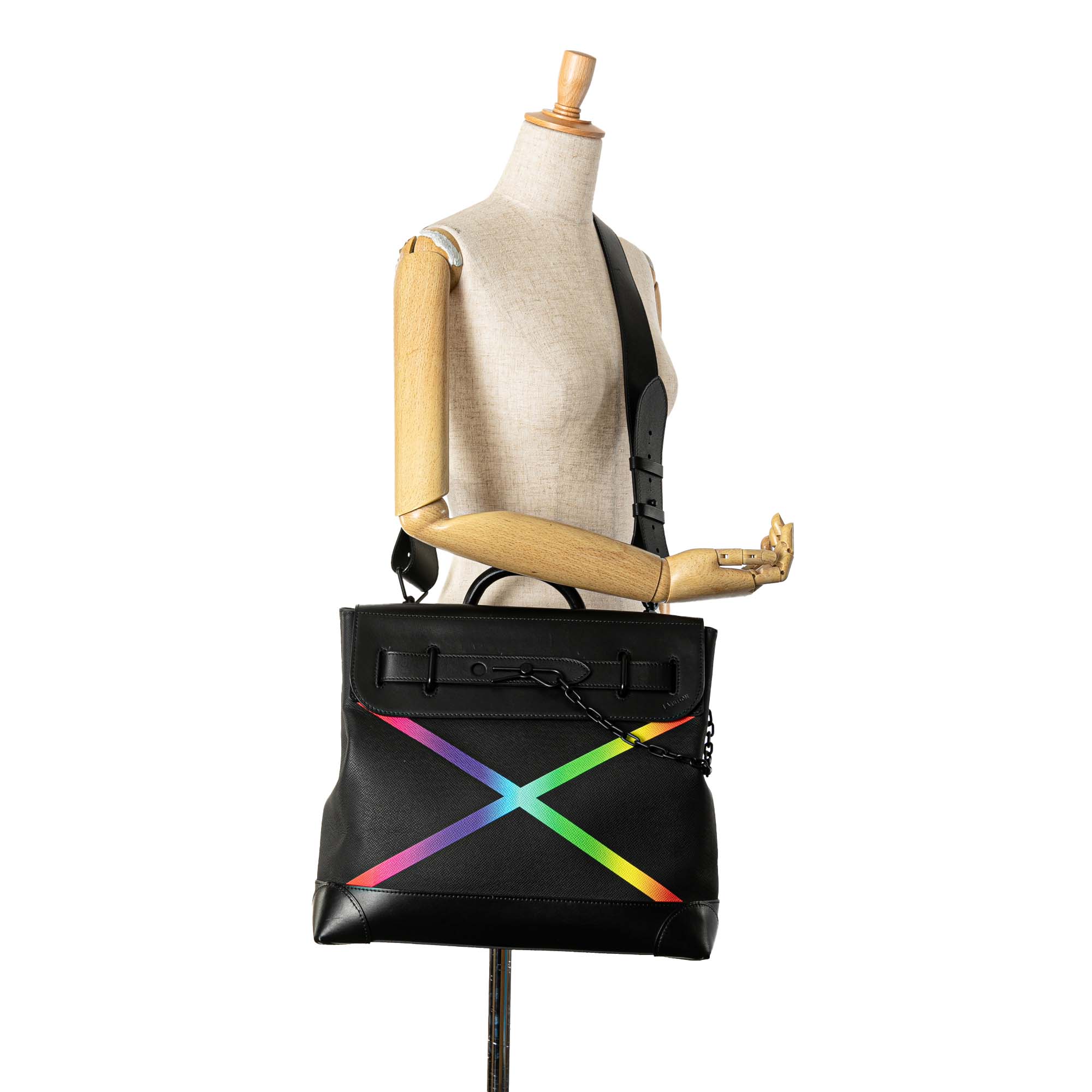 Louis Vuitton Taiga Rainbow Steamer PM - image 5