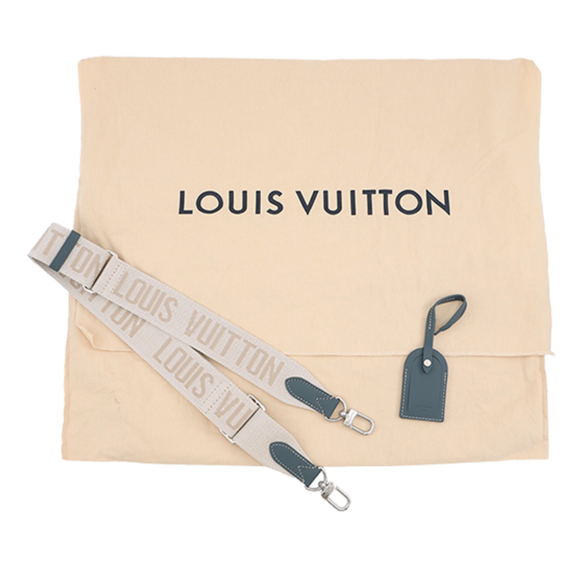 Louis Vuitton Monogram Washed Denim Weekend Tote - image 16