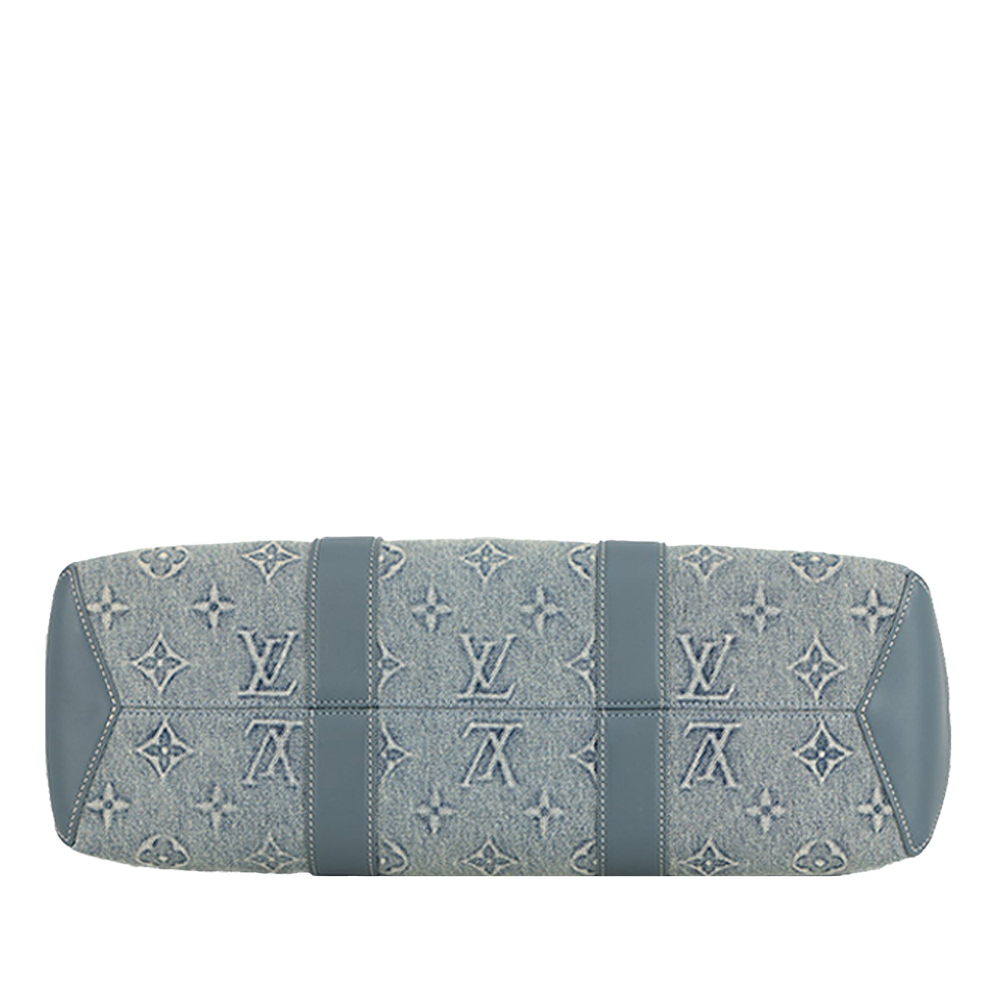 Louis Vuitton Monogram Washed Denim Weekend Tote - image 3