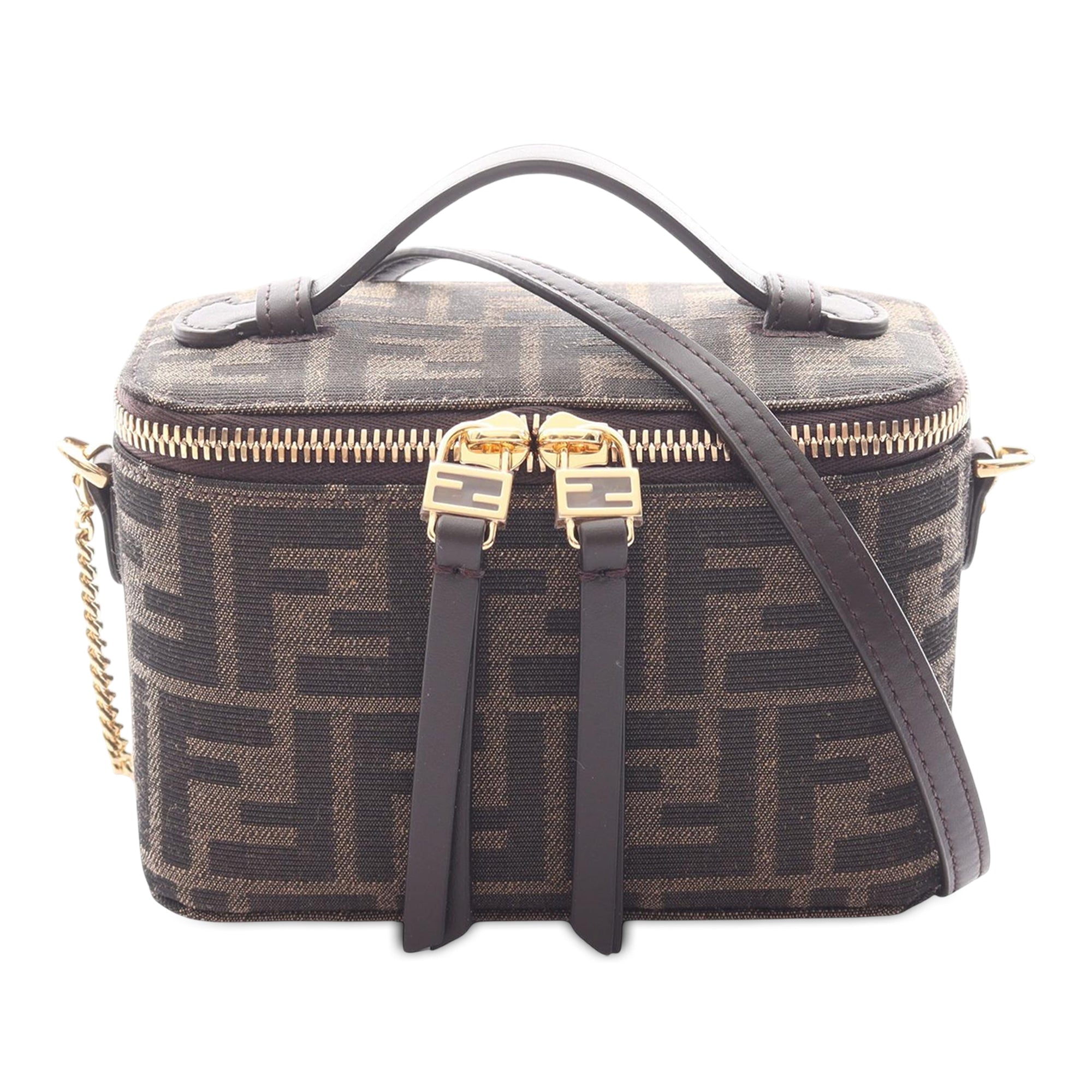 Fendi Zucca Canvas Vanity Bag - image 1