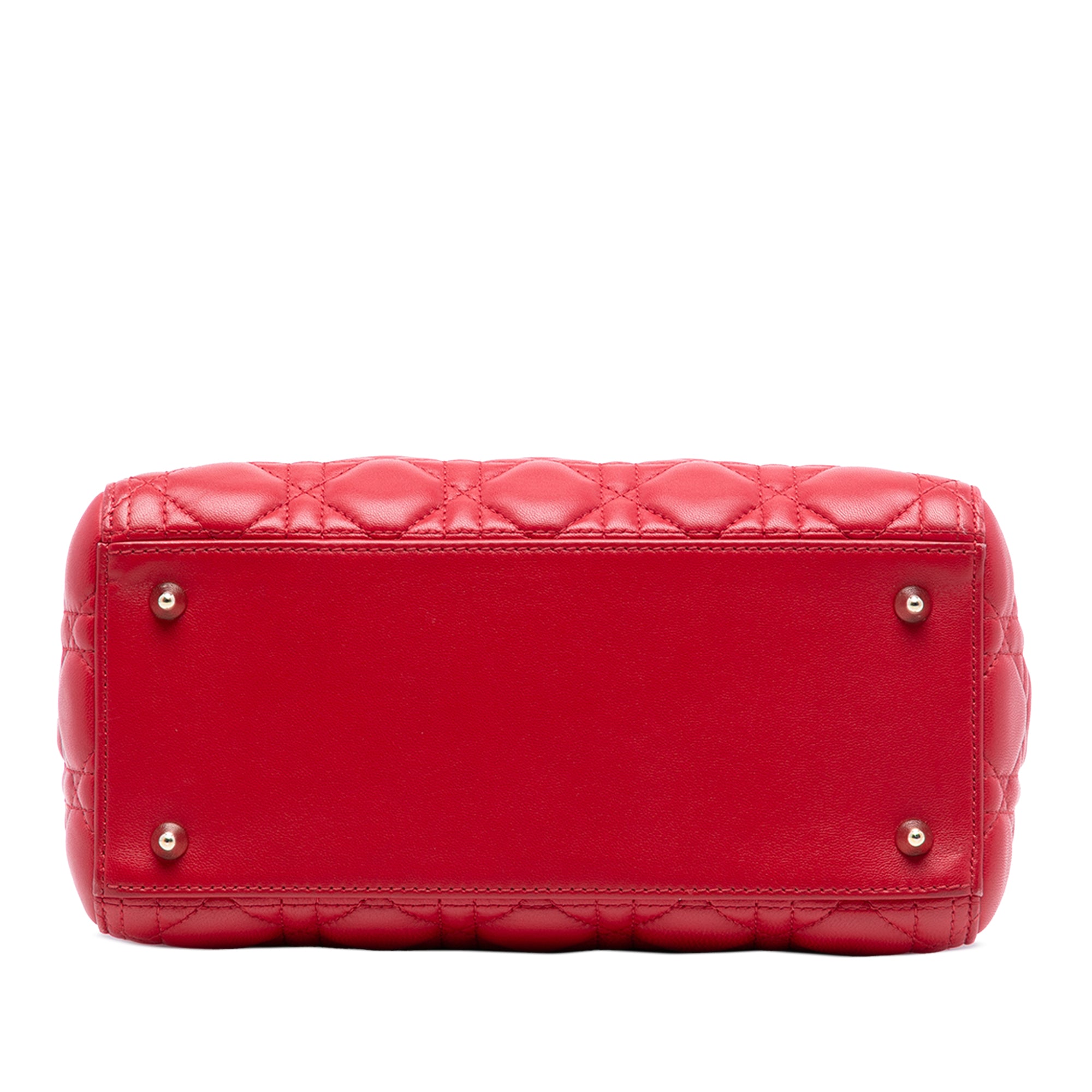 Dior Medium Lambskin Cannage Lady Dior - image 3