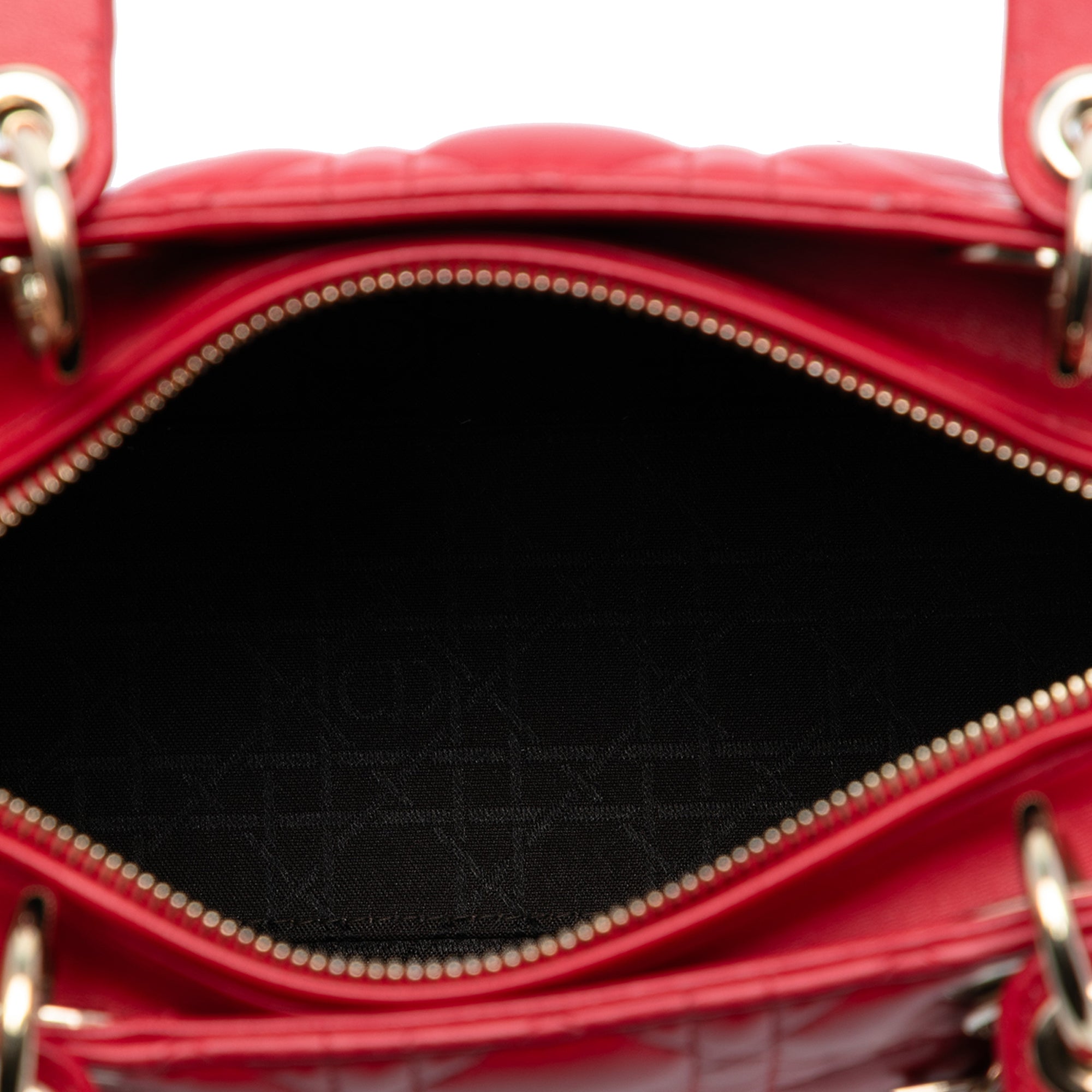 Dior Medium Lambskin Cannage Lady Dior - image 4