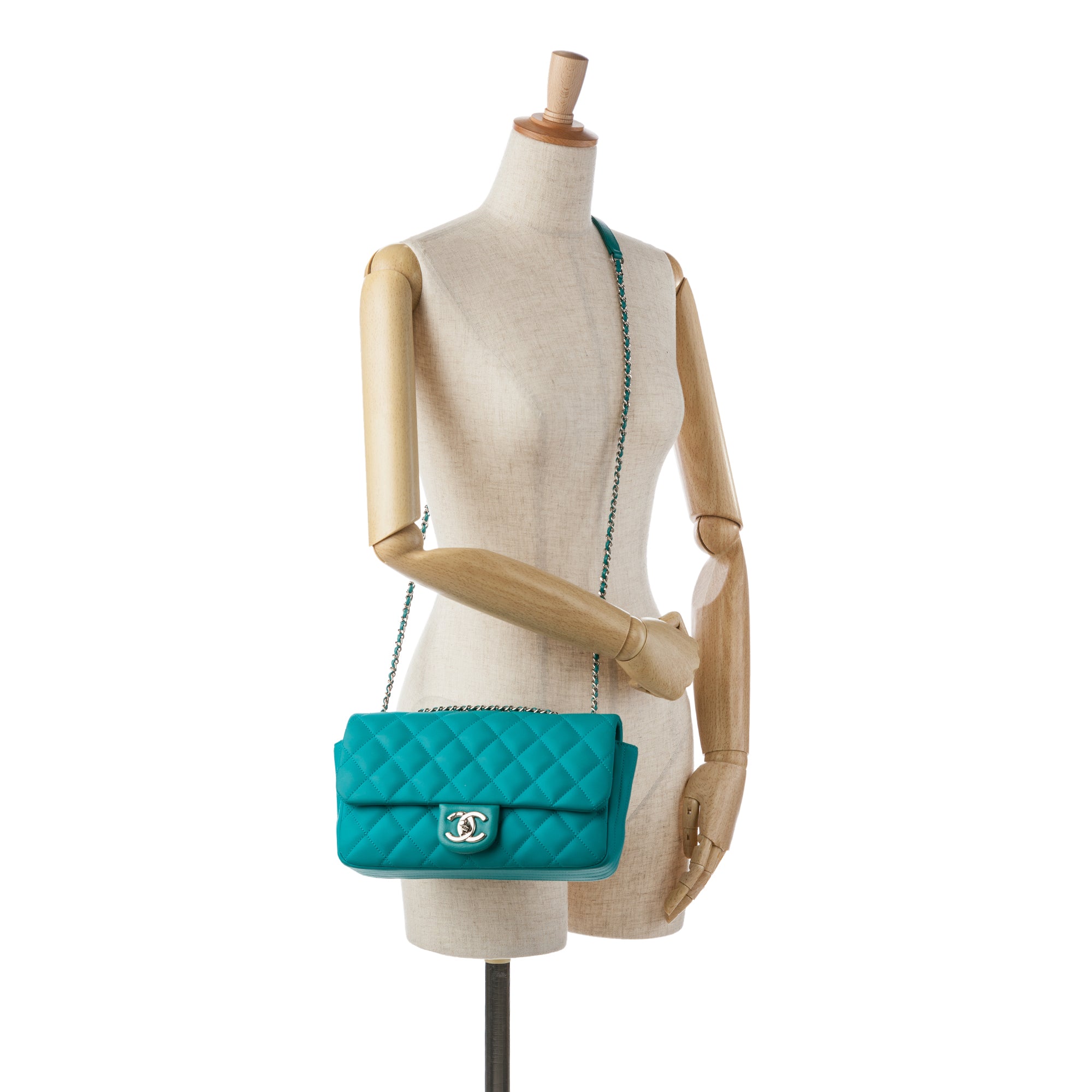 Chanel CC Quilted Calfskin Single Flap - image 13