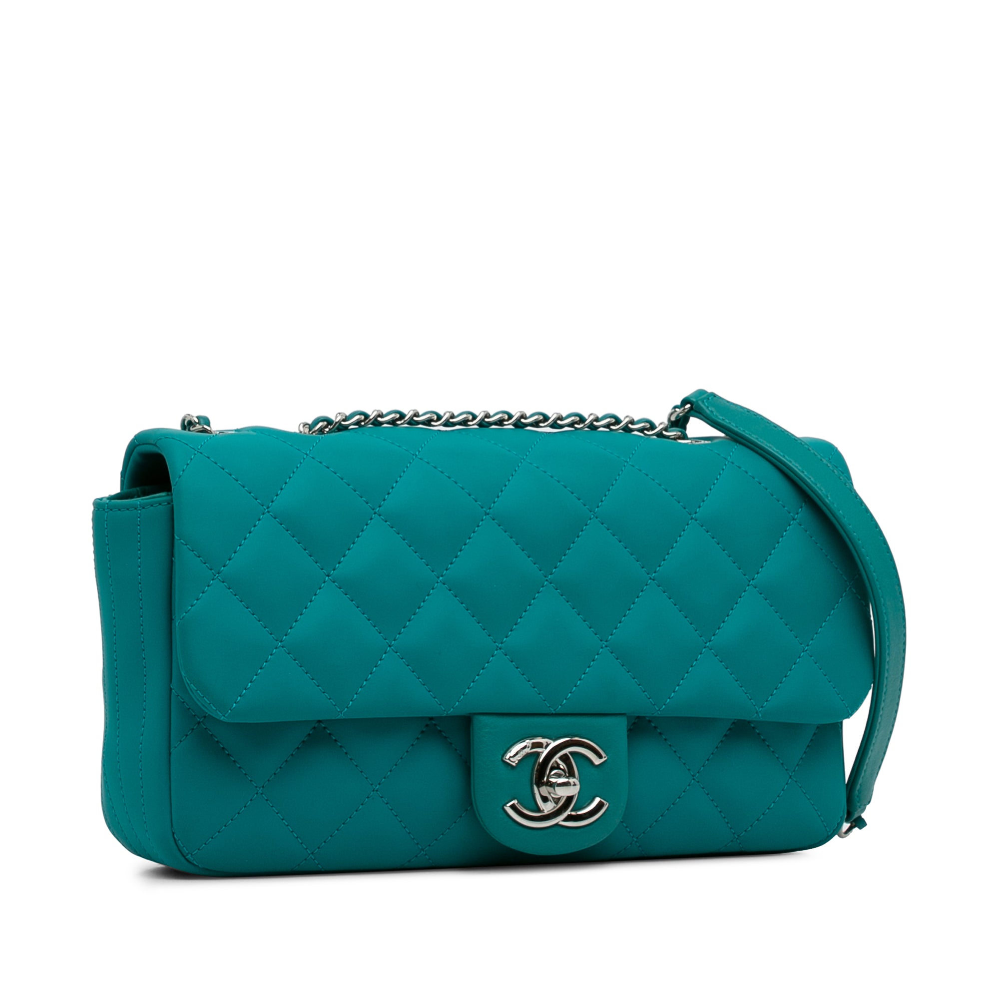 Chanel CC Quilted Calfskin Single Flap - image 2