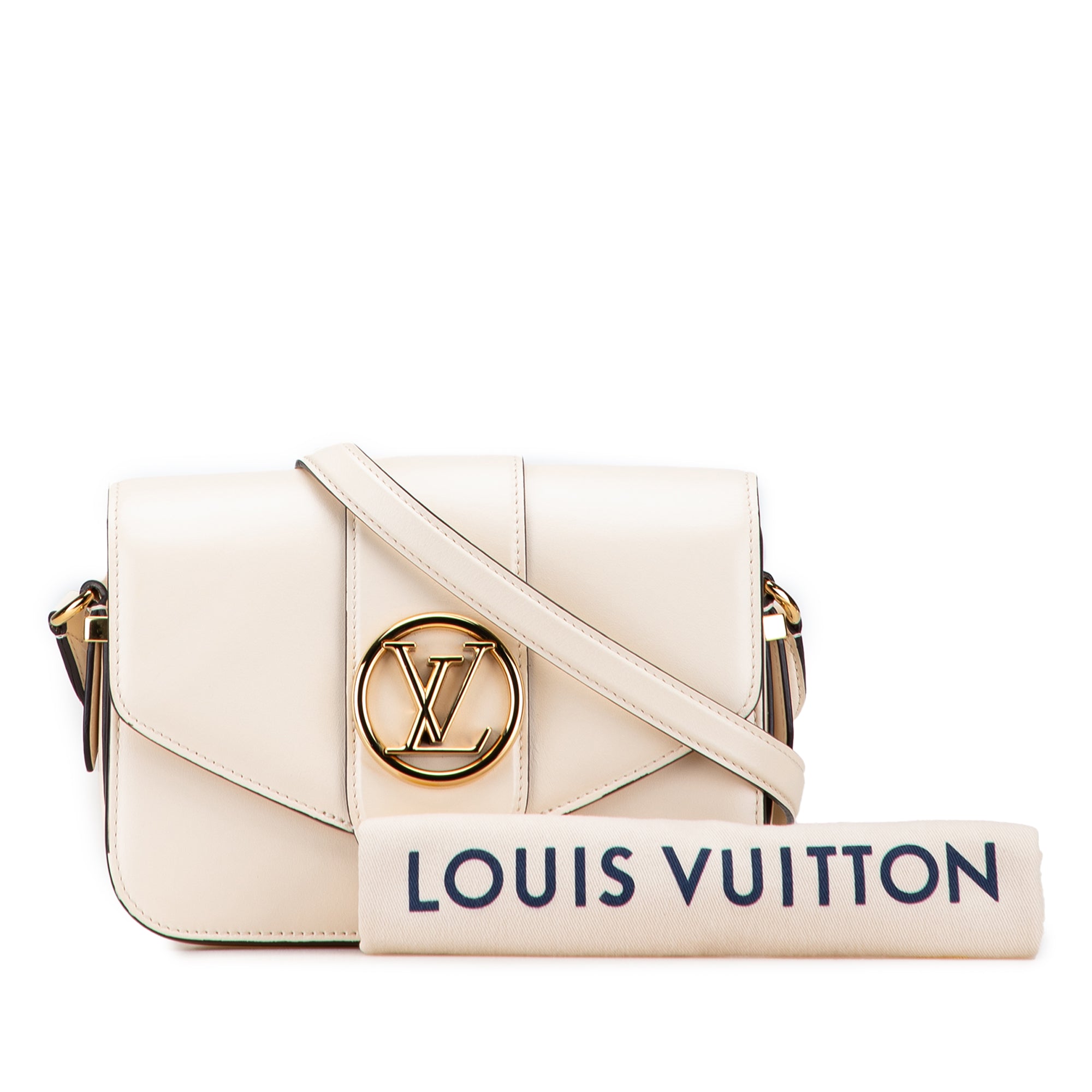 Louis Vuitton Calfskin LV Pont 9 Soft MM - image 11