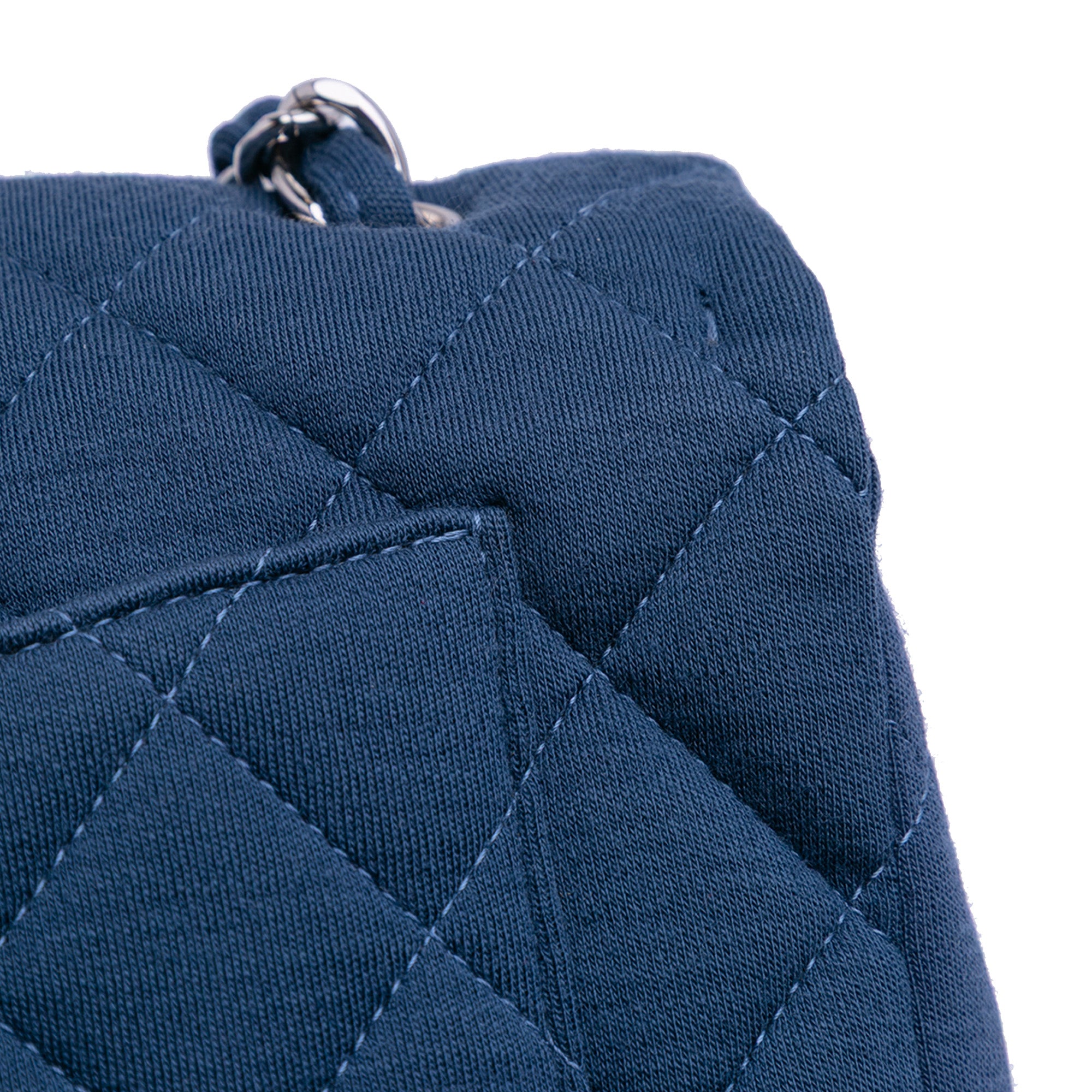 Chanel Maxi Classic Jersey Single Flap - image 10