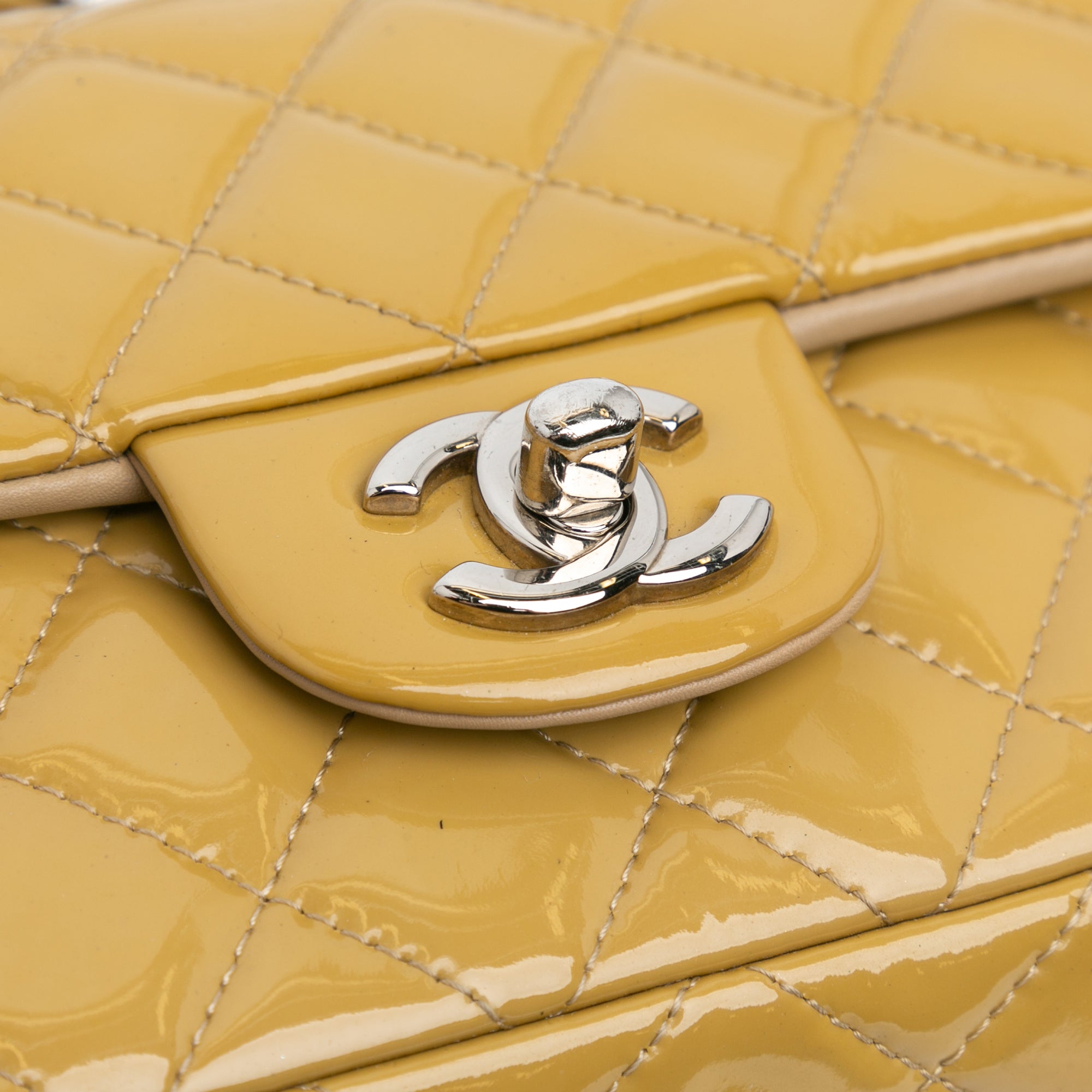 Chanel Mini Rectangular Classic Patent Single Flap - image 6