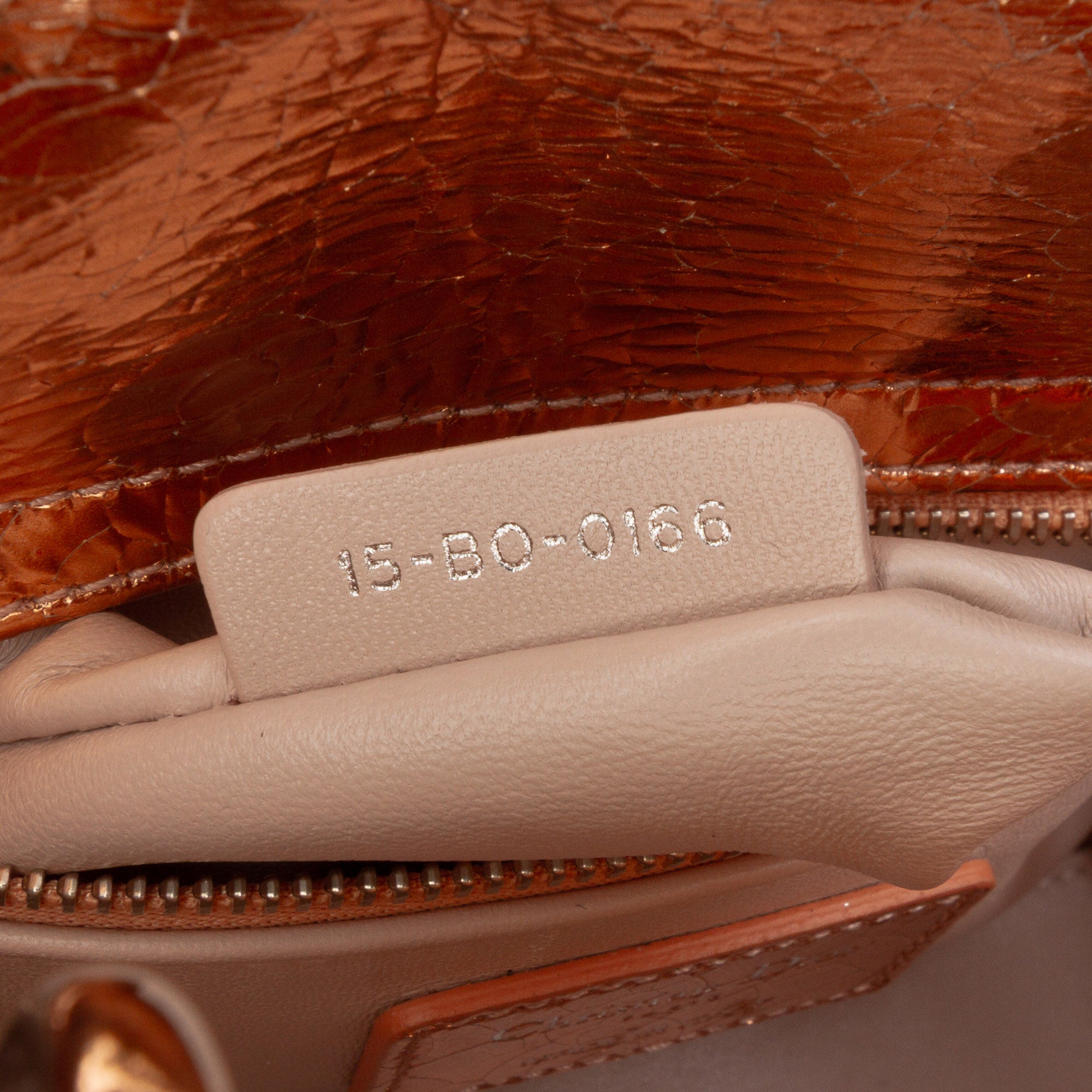 Dior Mini Metallic Crinkled Calfskin Cannage Lady Dior - image 6