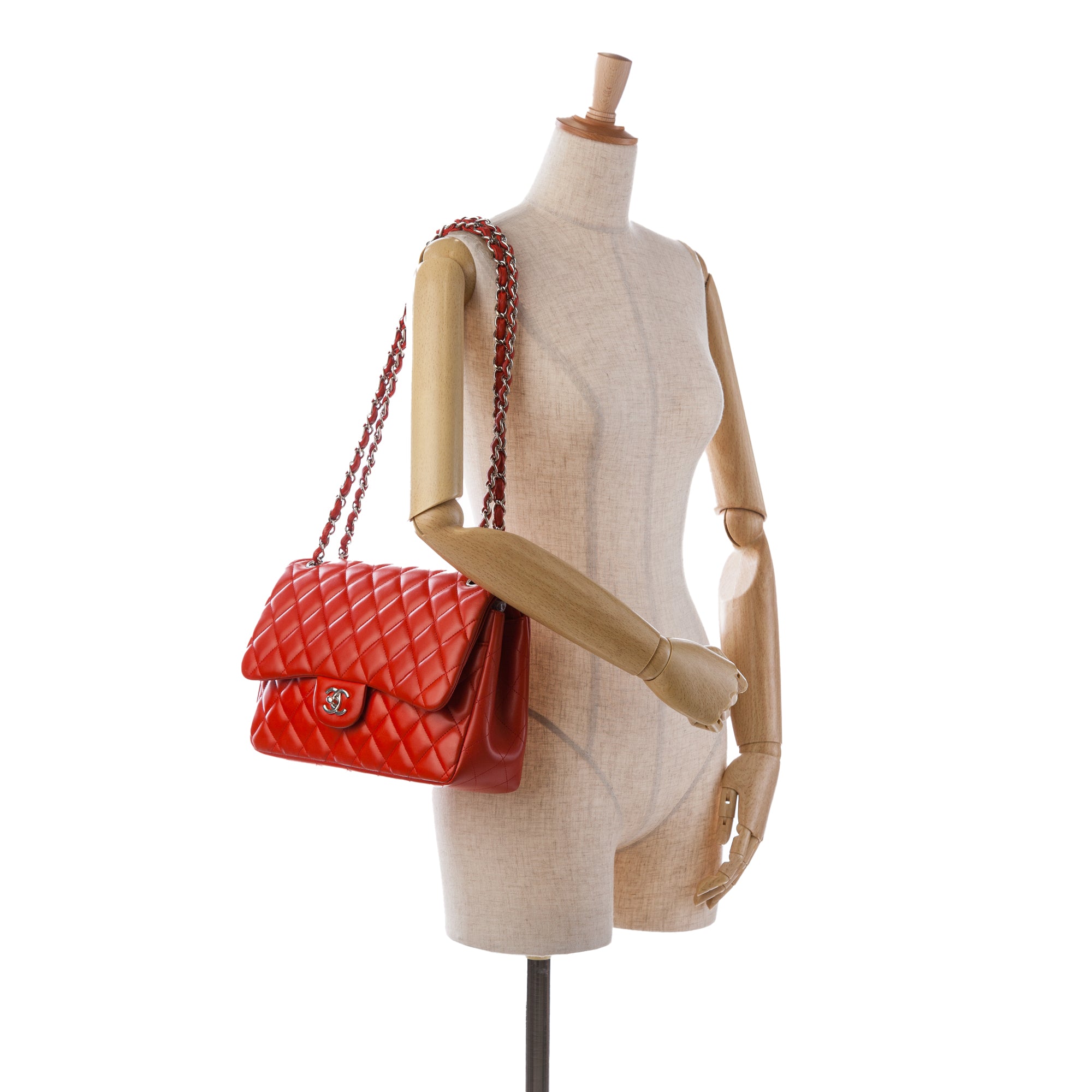 Chanel Jumbo Classic Lambskin Double Flap - image 10