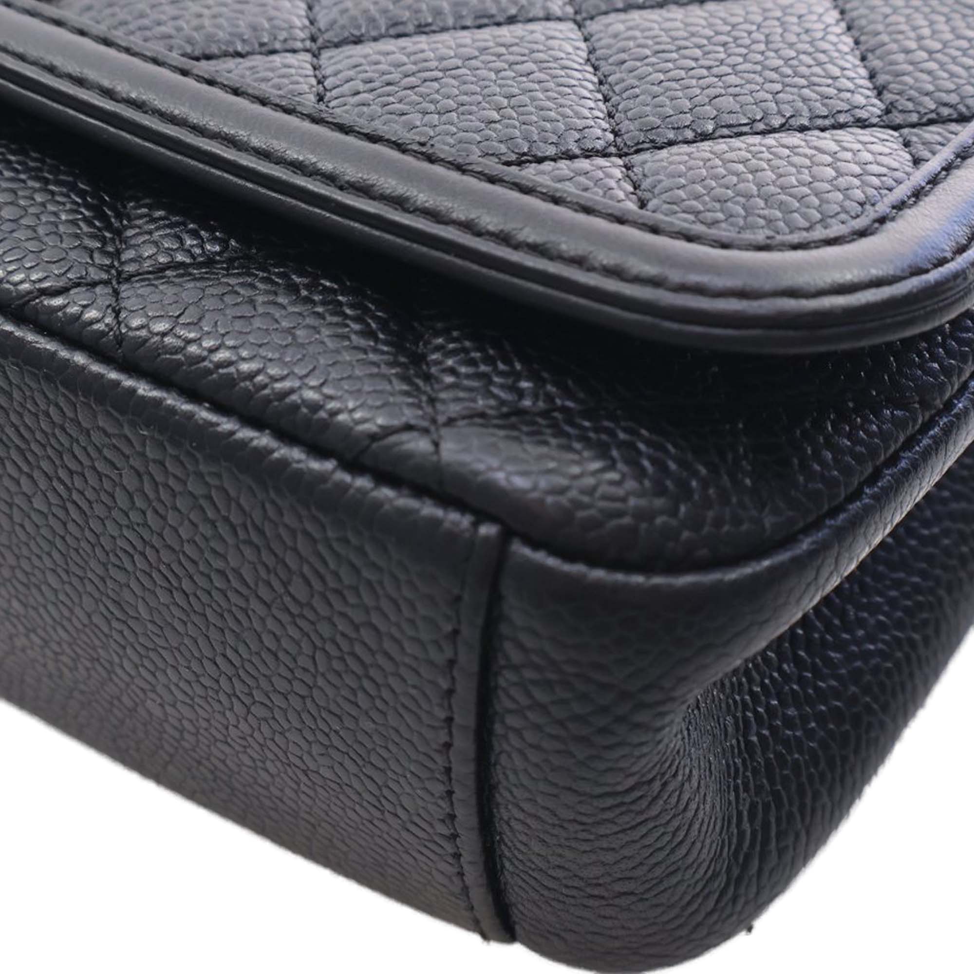Chanel Medium Quilted Caviar CC Filigree Flap - image 12