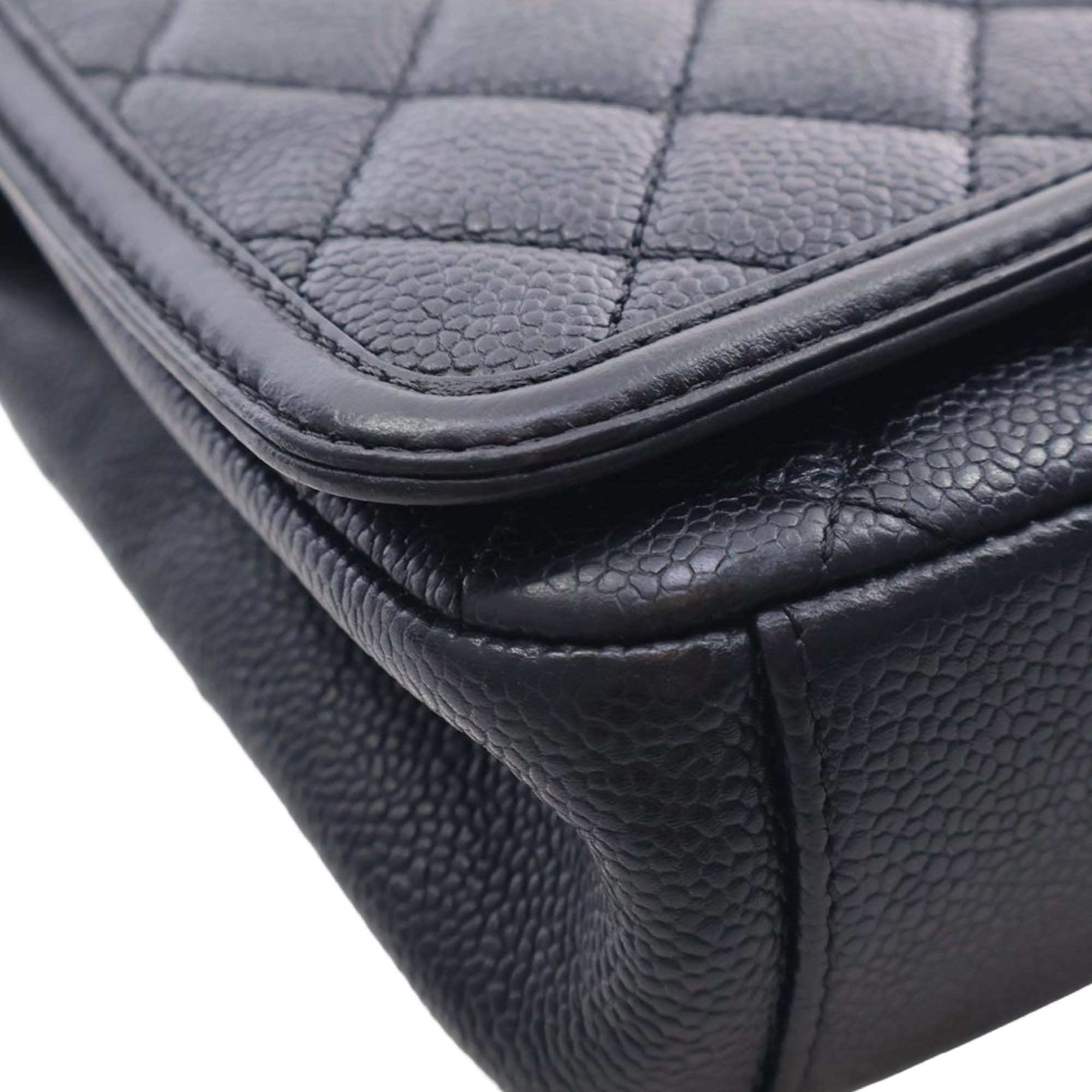 Chanel Medium Quilted Caviar CC Filigree Flap - image 13