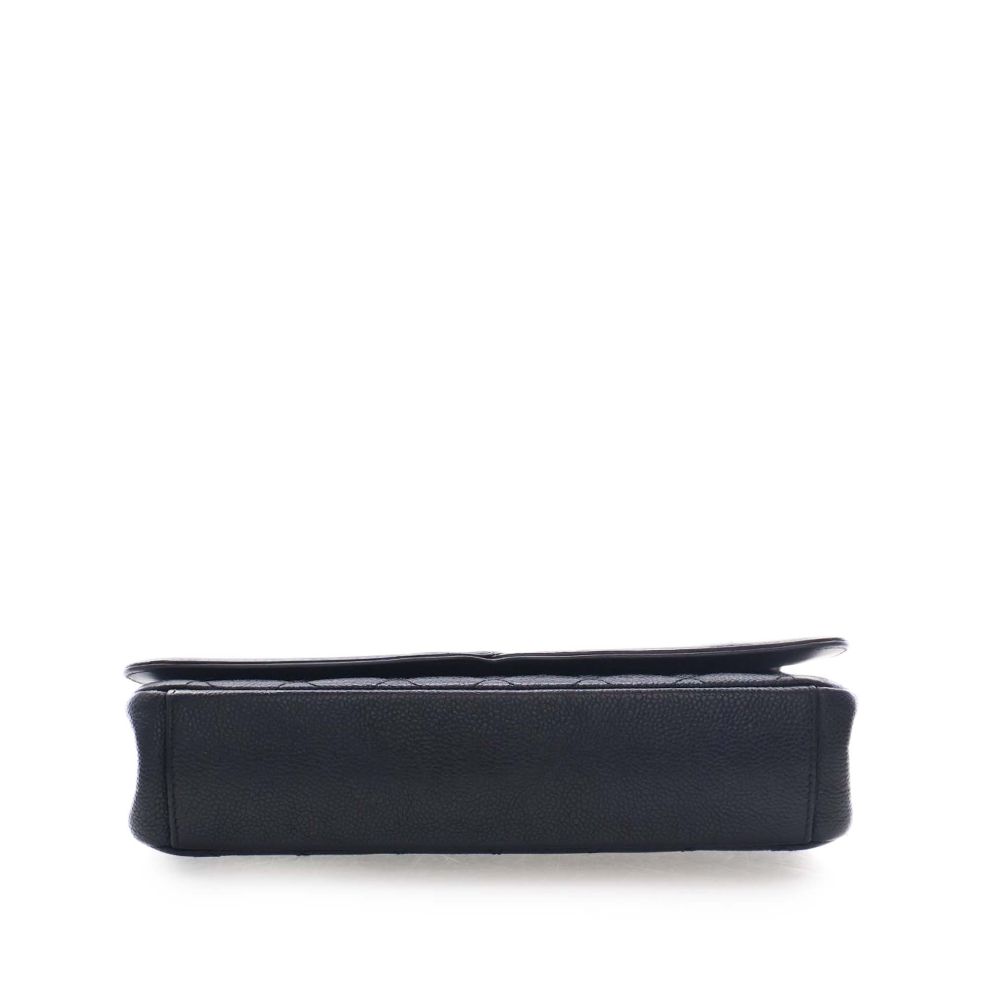 Chanel Medium Quilted Caviar CC Filigree Flap - image 5