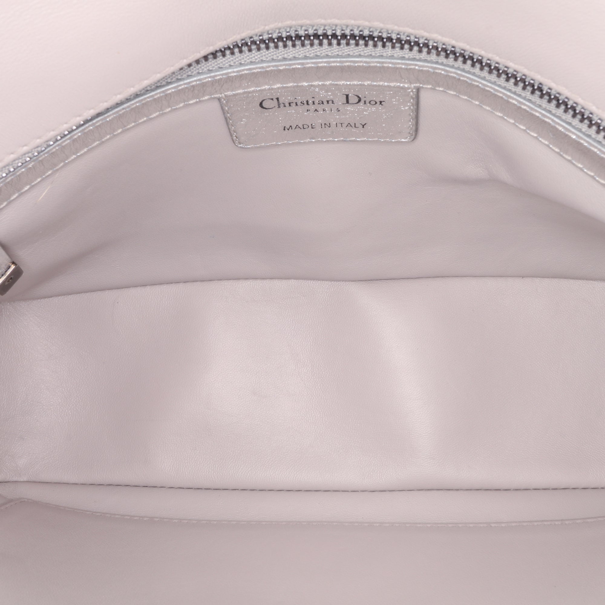 Dior Medium Metallic Calfskin Cannage Supple Caro Bag - image 4