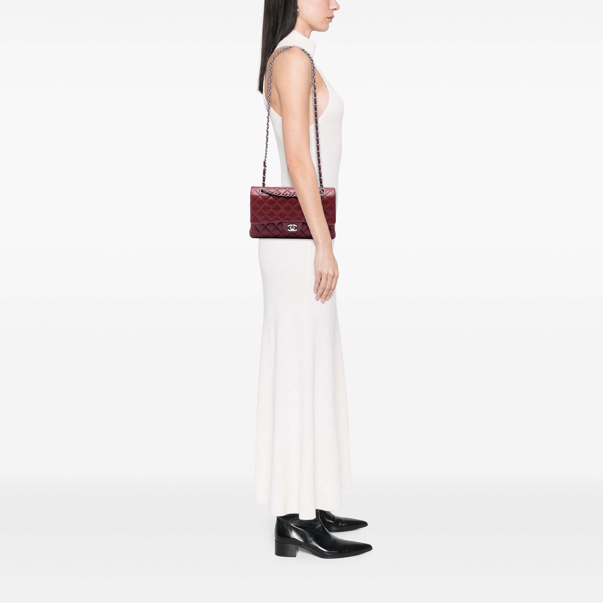 Chanel Medium Classic Caviar Double Flap - image 7