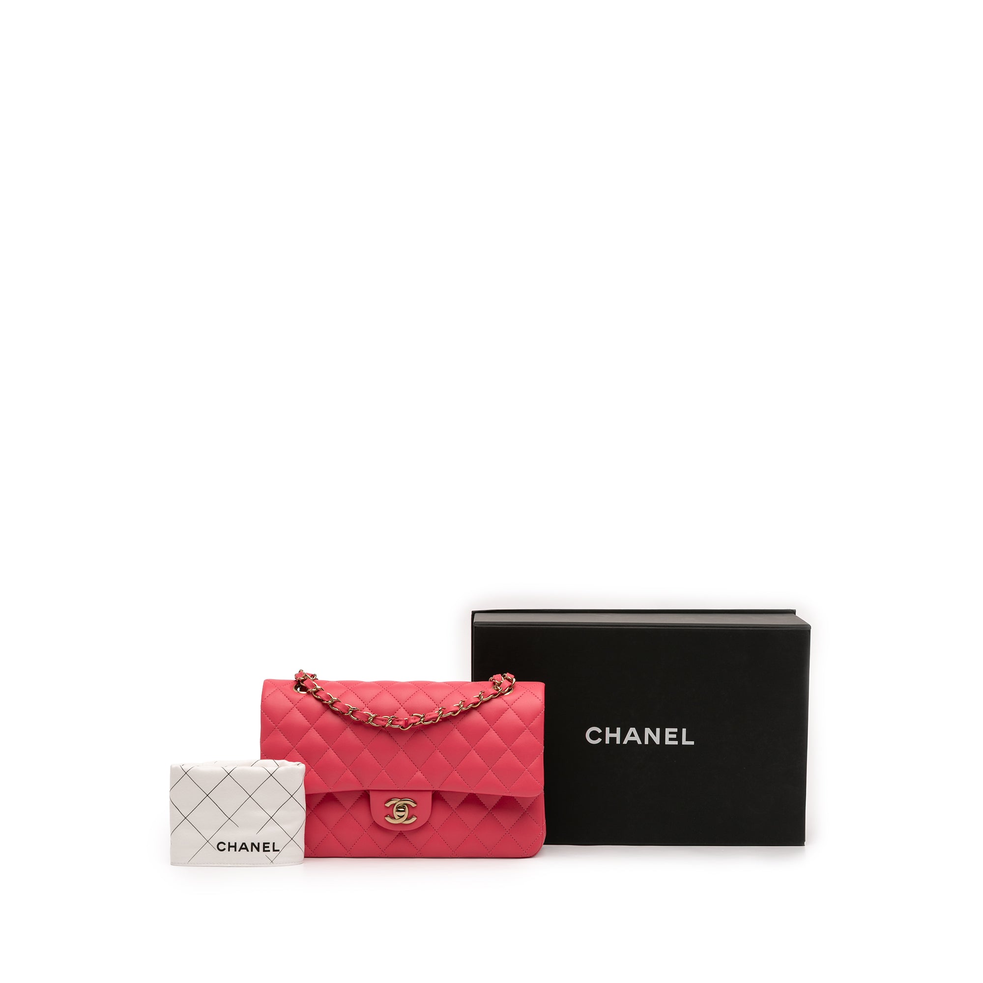 Chanel Medium Classic Lambskin Double Flap - image 7