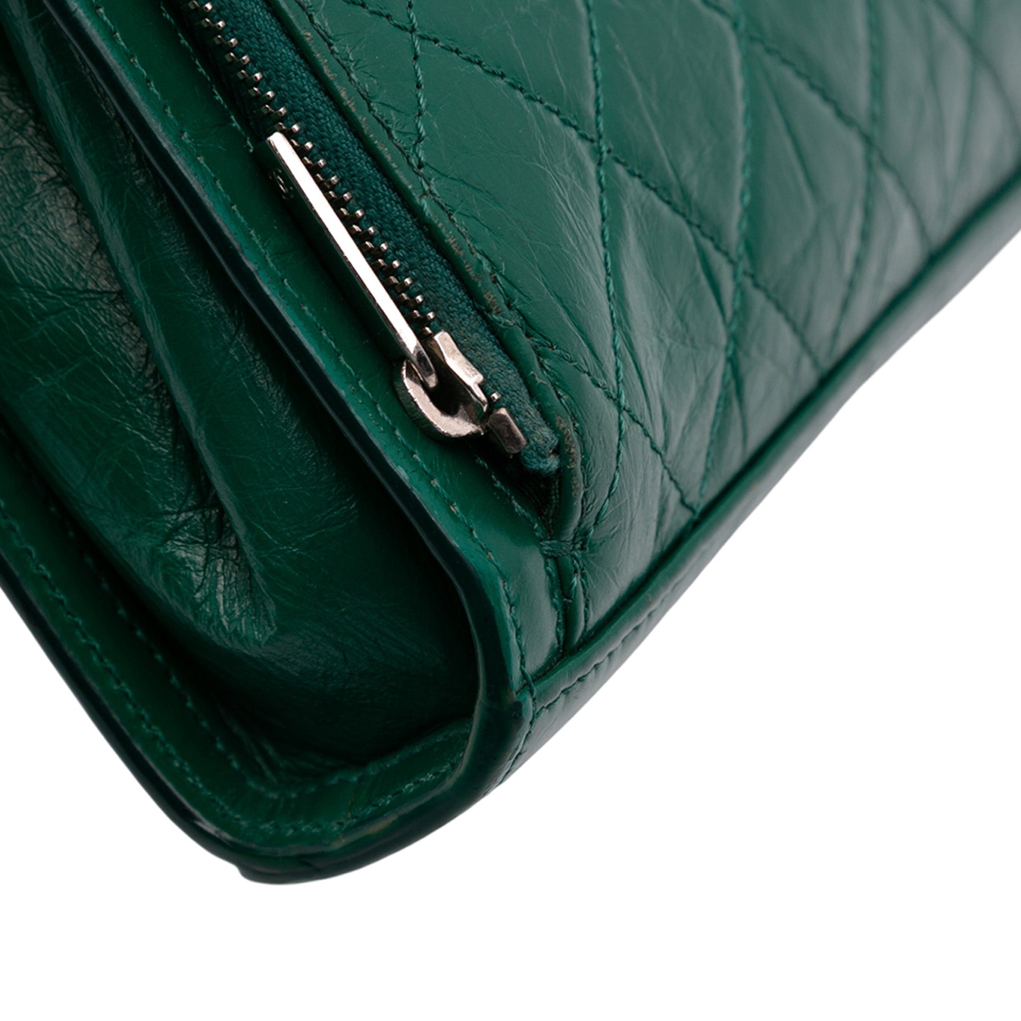 Chanel CC Quilted Crinkled Calfskin Front Pocket Crossbody - image 7
