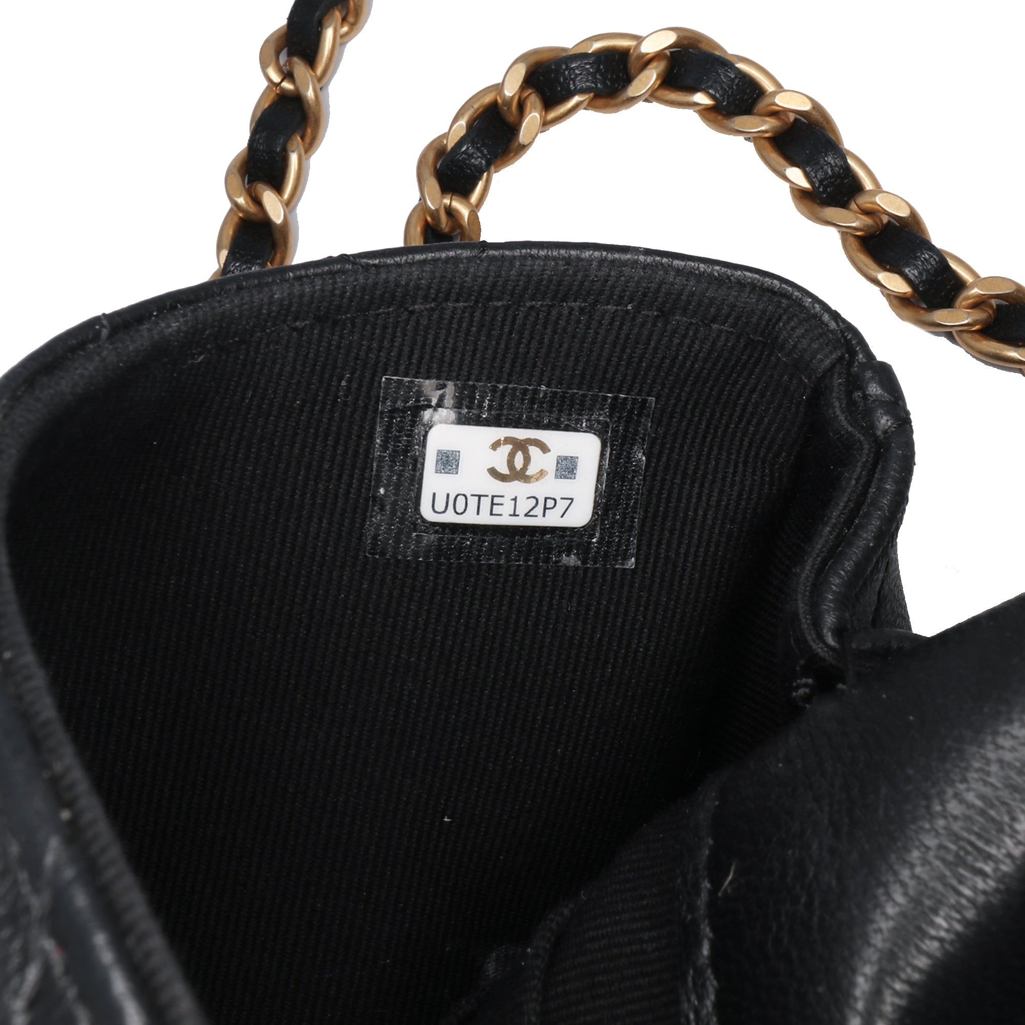 Chanel Mini Quilted Calfskin Coco Mail Clutch with Chain - image 6