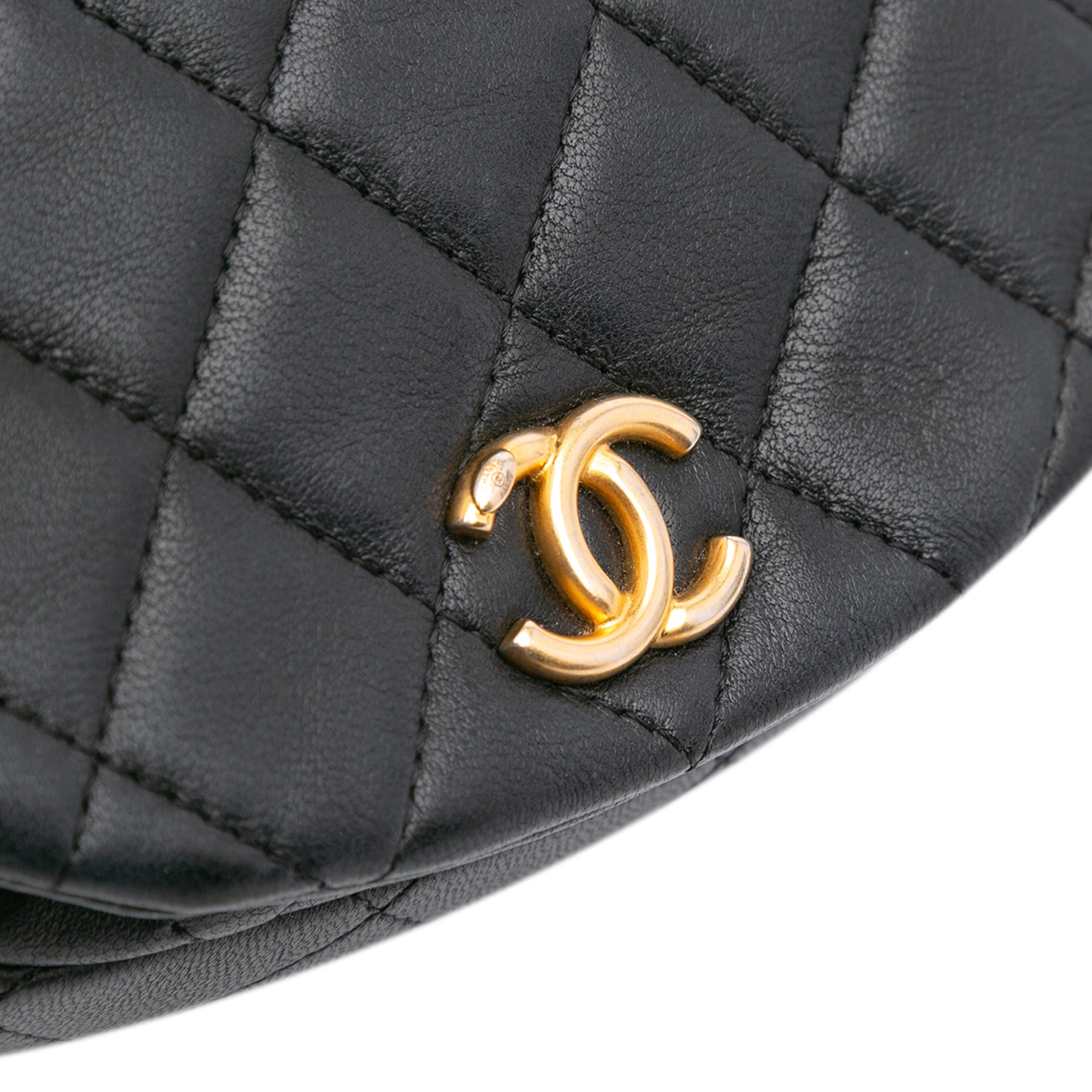 Chanel Mini Quilted Calfskin Coco Mail Clutch with Chain - image 9