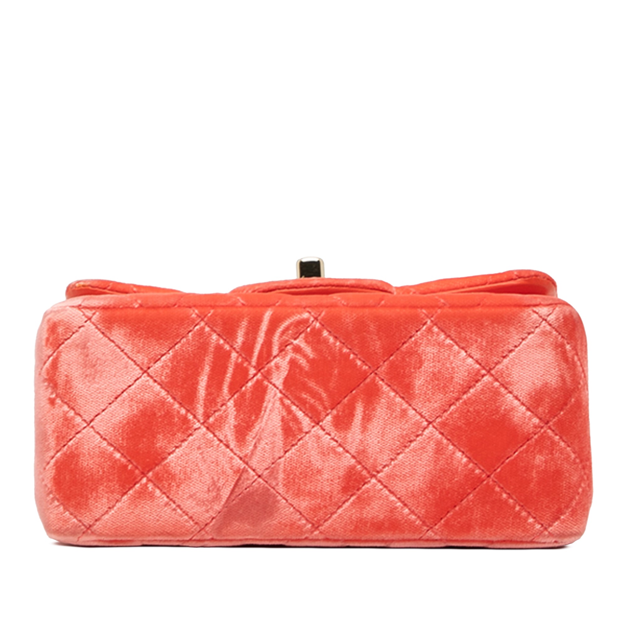 Chanel Mini Square Classic Velvet Single Flap - image 3