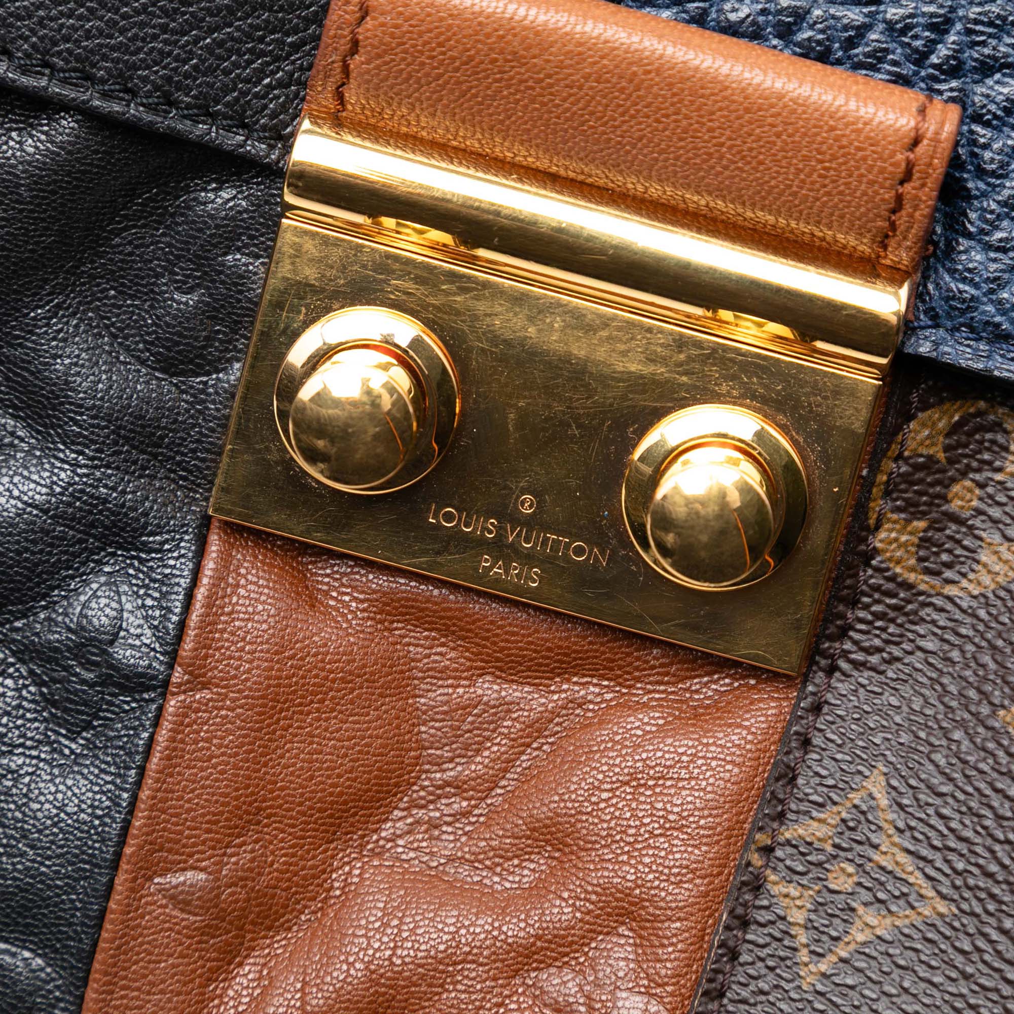 Louis Vuitton Limited Edition Monogram Blocks Pochette Plate Shoulder Bag - image 6