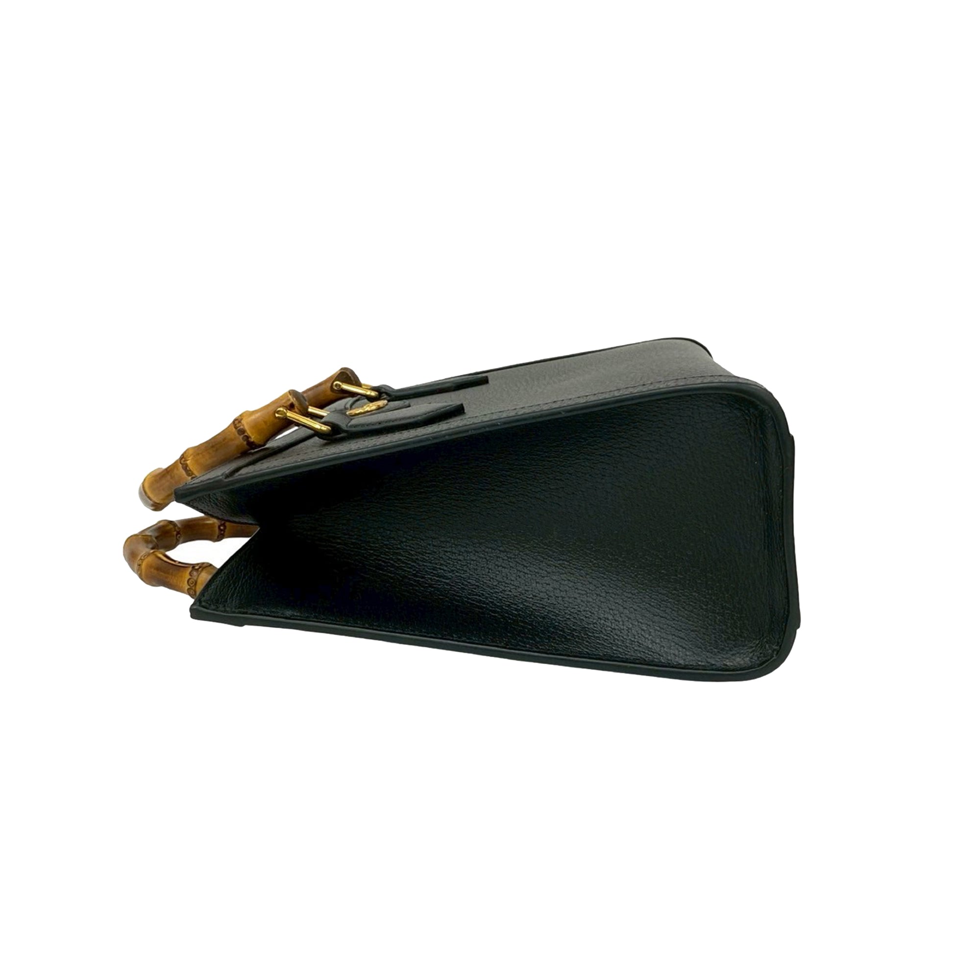 Gucci Medium Calfskin Bamboo Diana Satchel - image 5