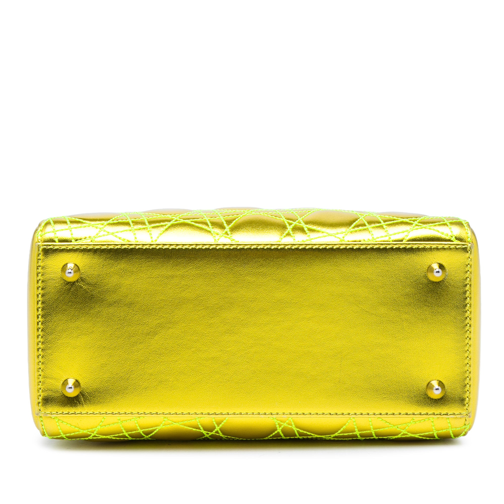 Dior Anselm Reyle Medium Metallic Lambskin Cannage Lady Dior - image 3