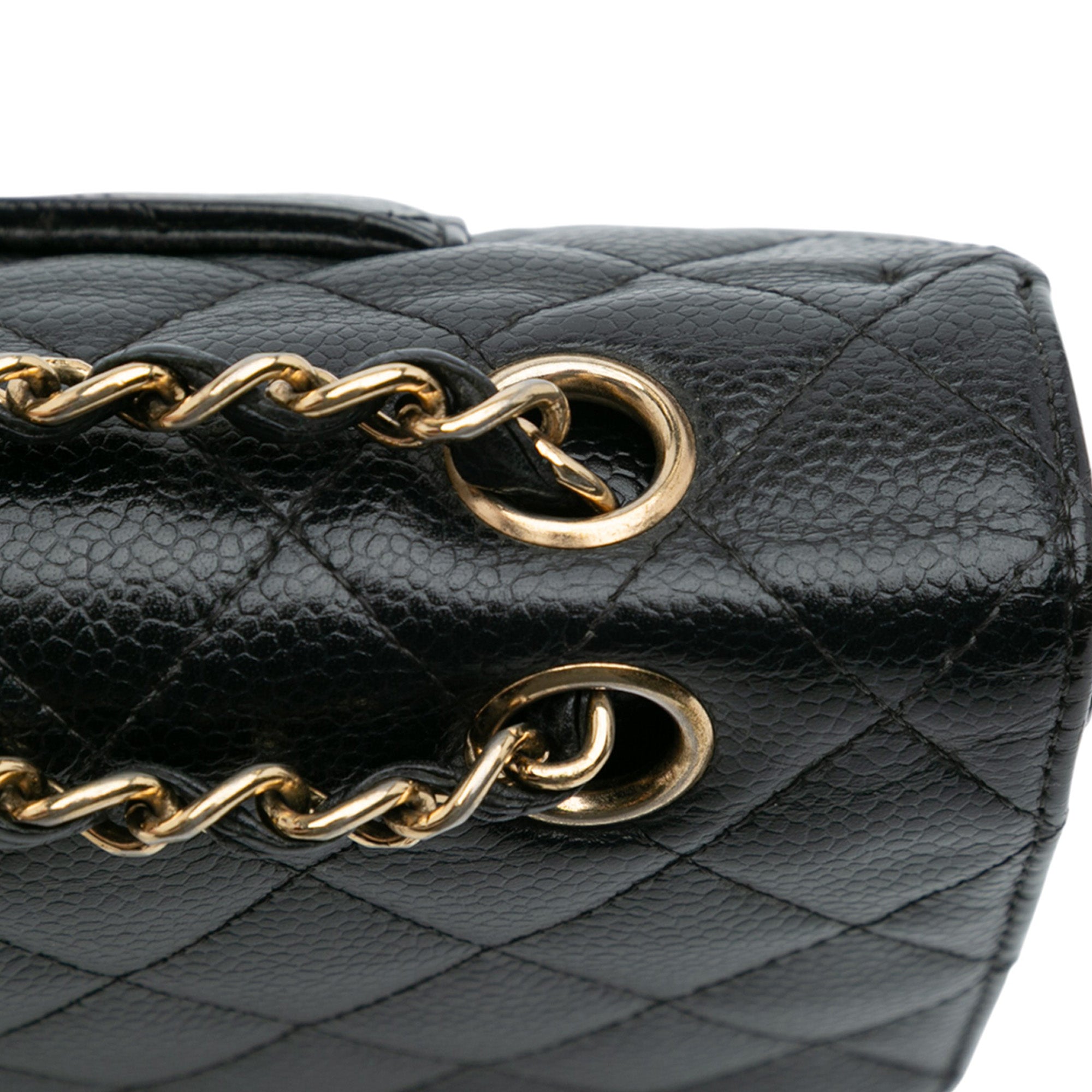 Chanel Medium Classic Caviar Double Flap - image 11