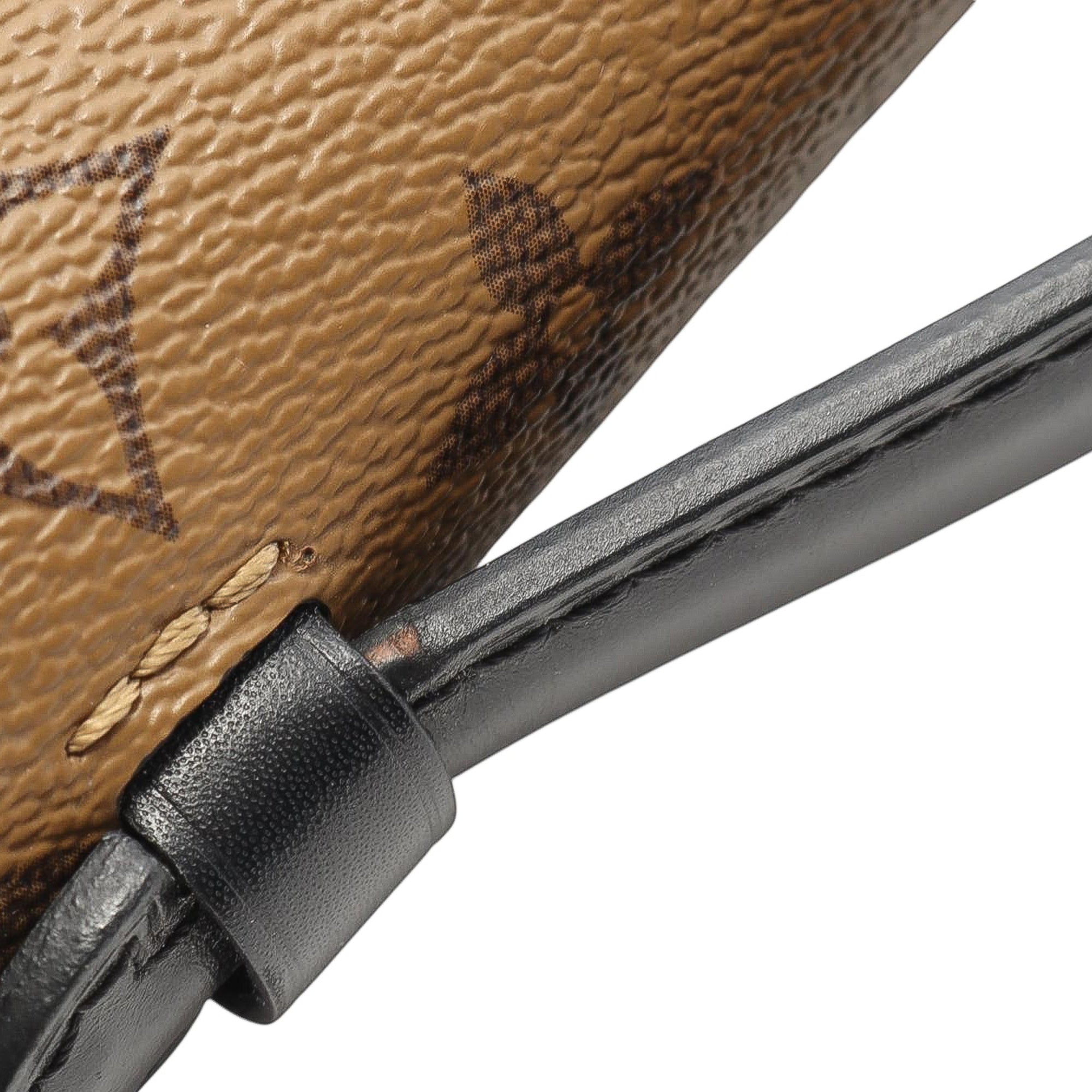 Louis Vuitton LOUIS VUITTON Pochette Metis MM Handbag M44876 Monogram Reverse PVC coated canvas leather Brown Black Used Women - image 6
