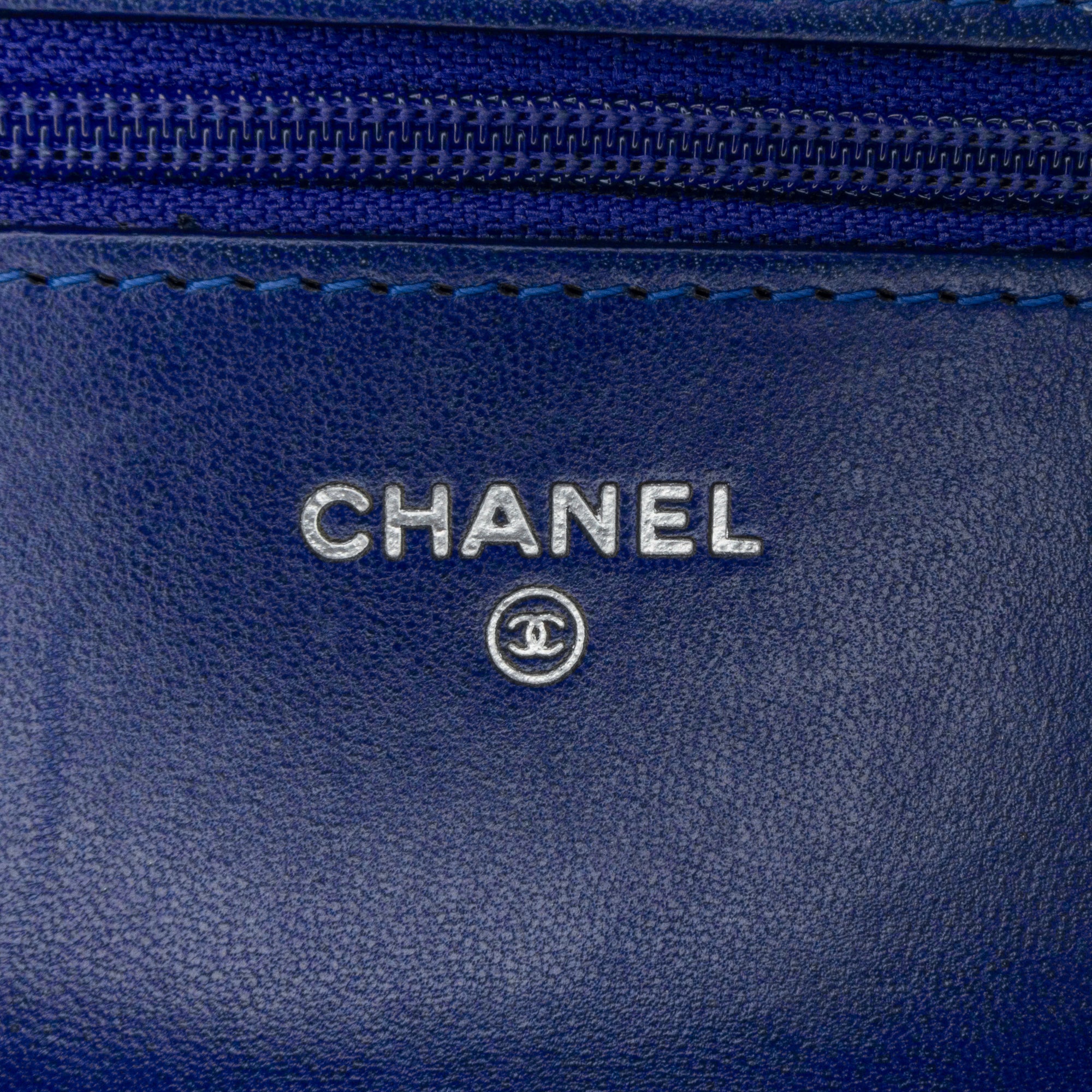 Chanel Lambskin Chevron Trendy Wallet On Chain - image 6
