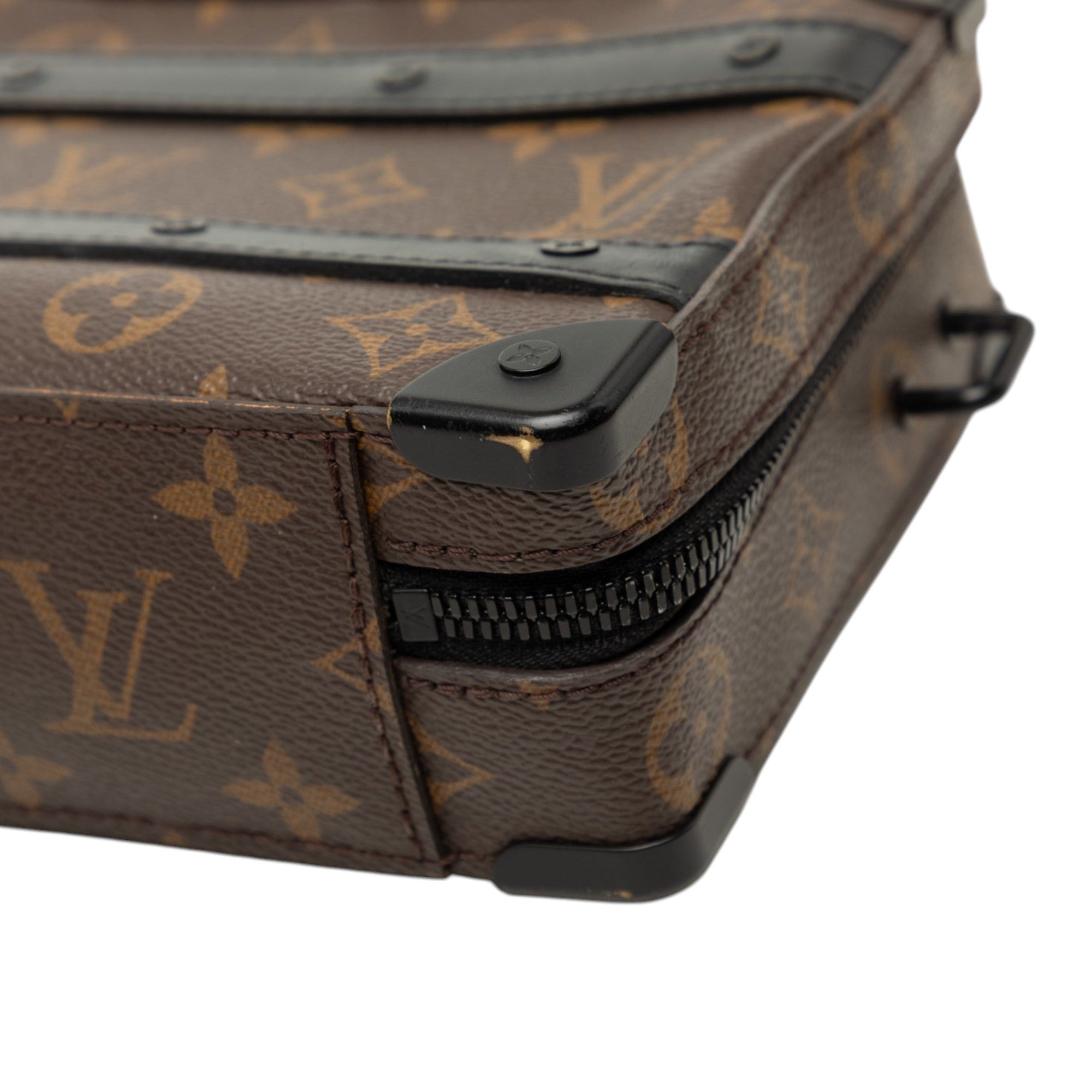 Louis Vuitton Monogram Macassar Handle Soft Trunk - image 6