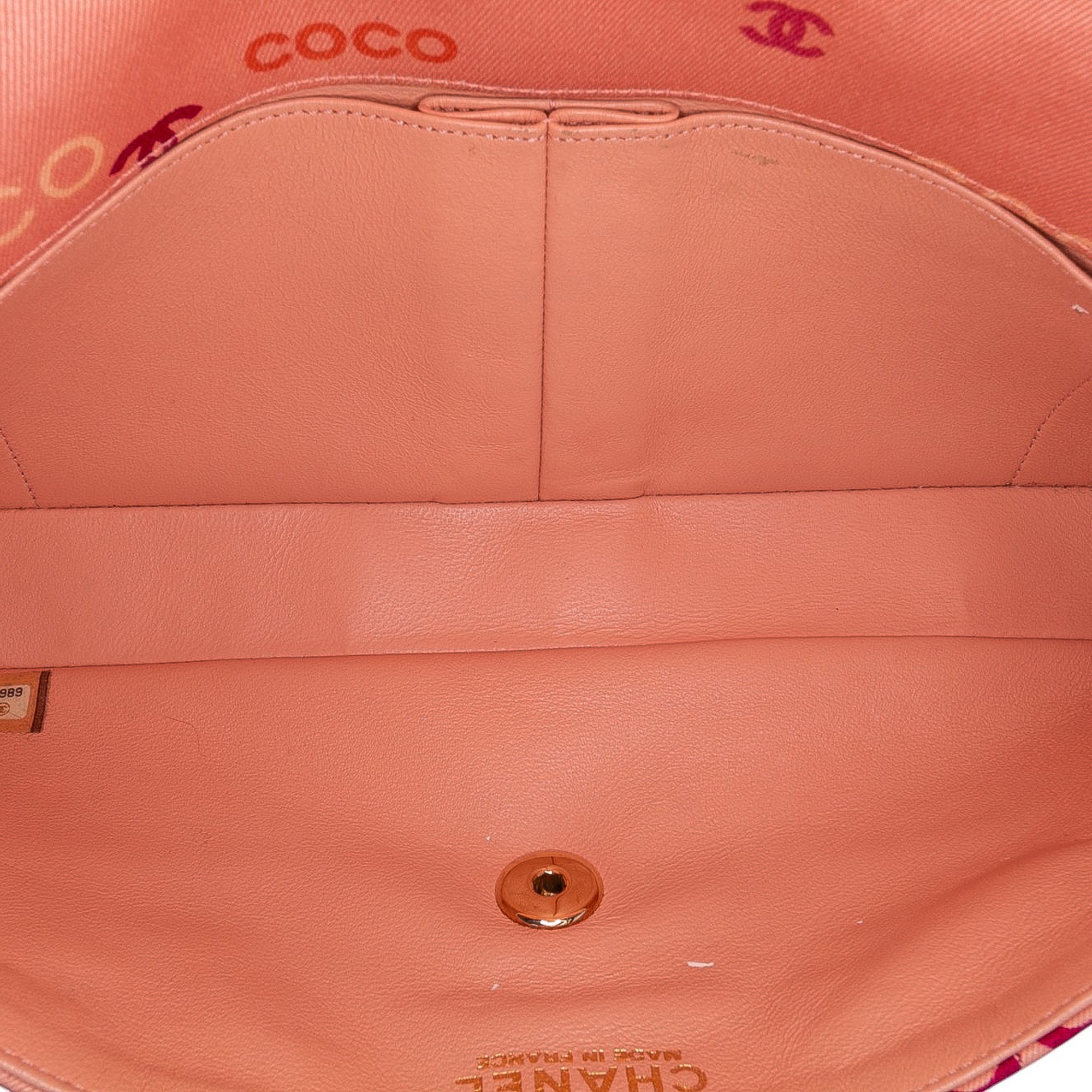 Chanel CC Chocolate Bar Canvas Logo East West Flap - image 4