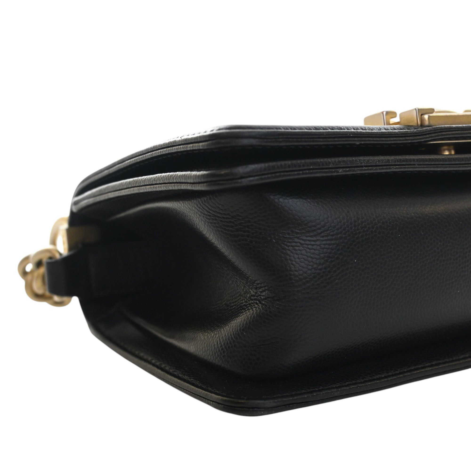 Chanel Small Quilted Caviar Boy Flap - image 10