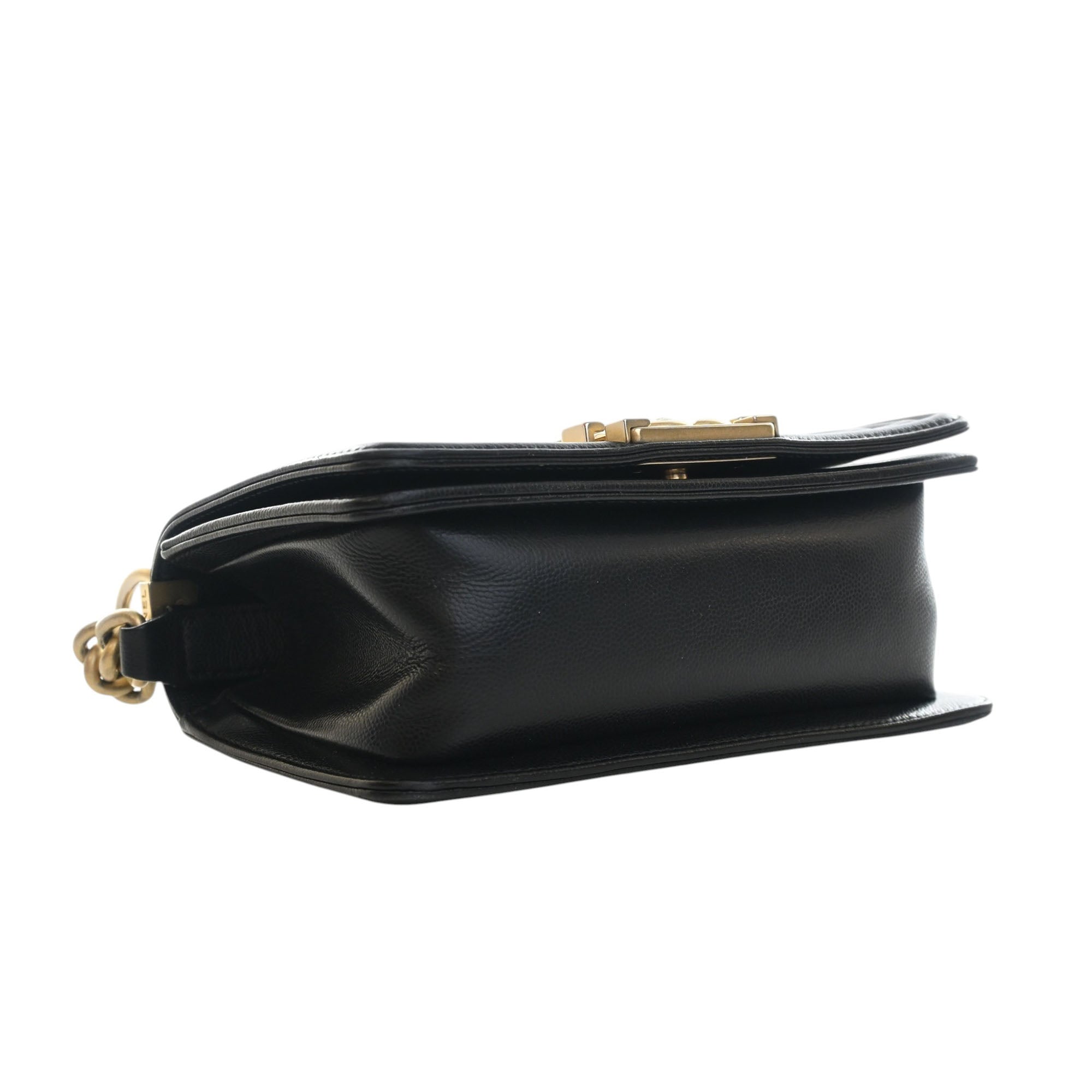 Chanel Small Quilted Caviar Boy Flap - image 12