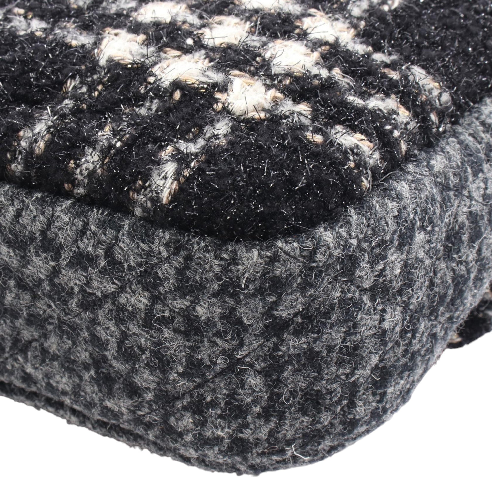 Chanel Small CC Wool Tweed Flap - image 5