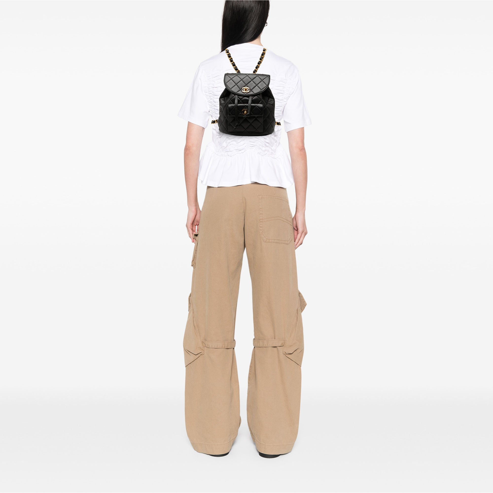 Chanel Medium Quilted Lambskin Duma Backpack - image 7