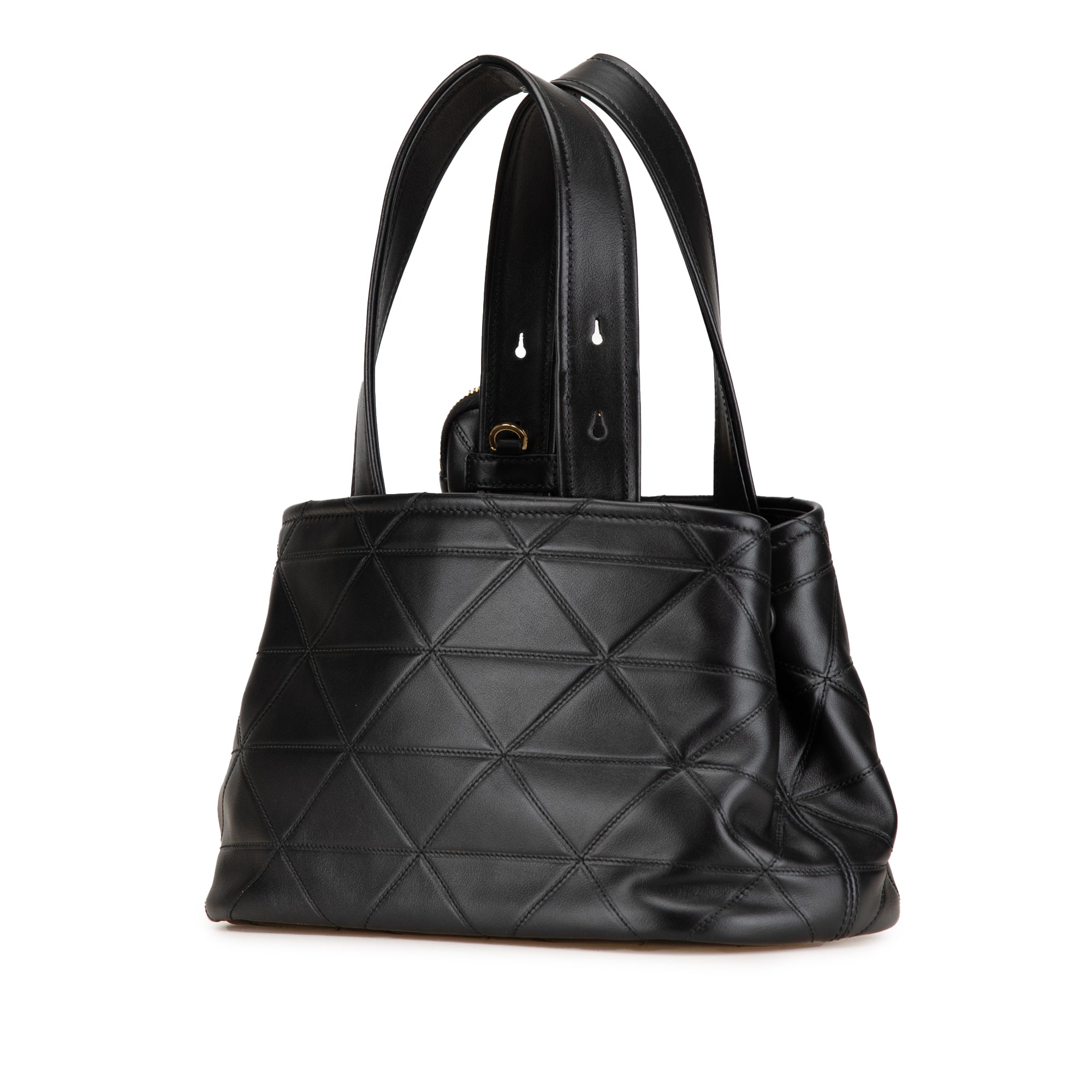 Prada Small Quilted Lambskin Satchel - image 2