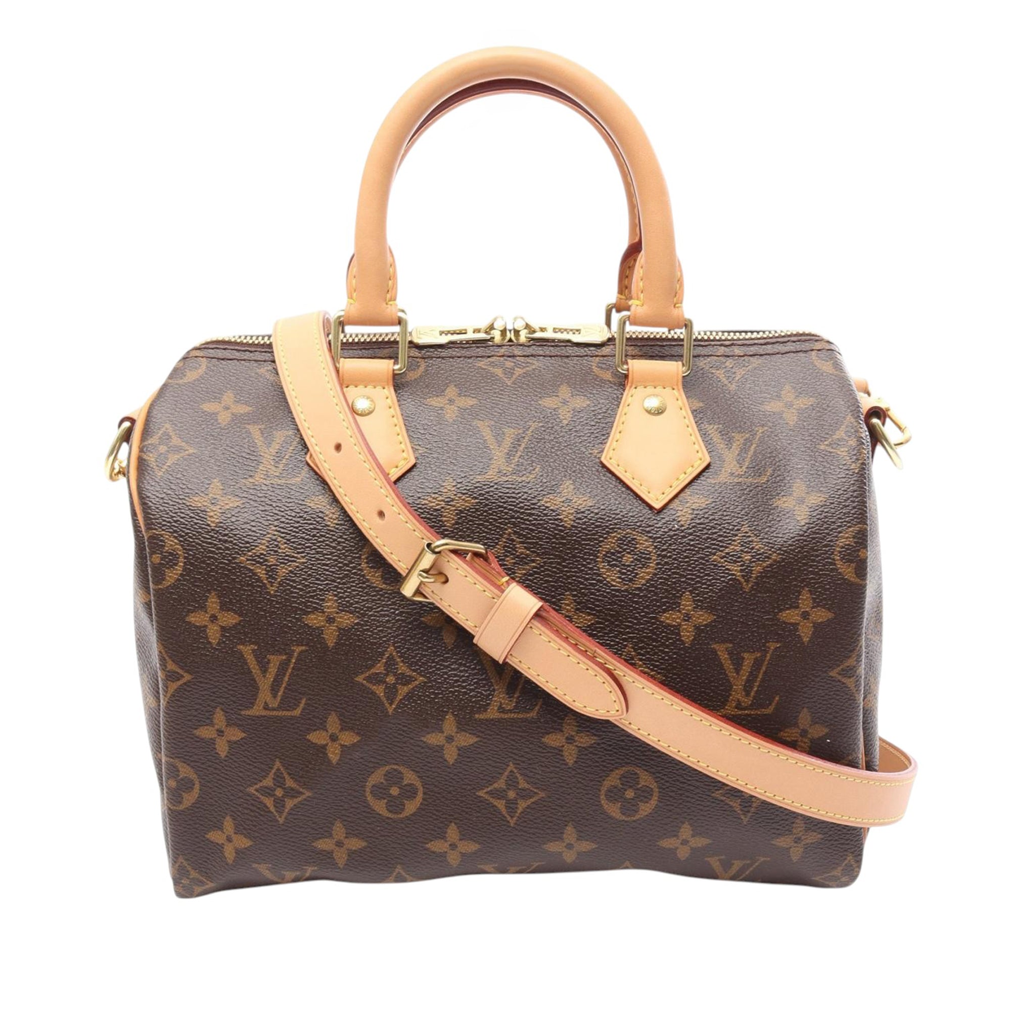 Louis Vuitton LOUIS VUITTON Speedy Bundriere 25 Handbag M41113 Monogram PVC coated canvas leather Brown Used Women - image 1