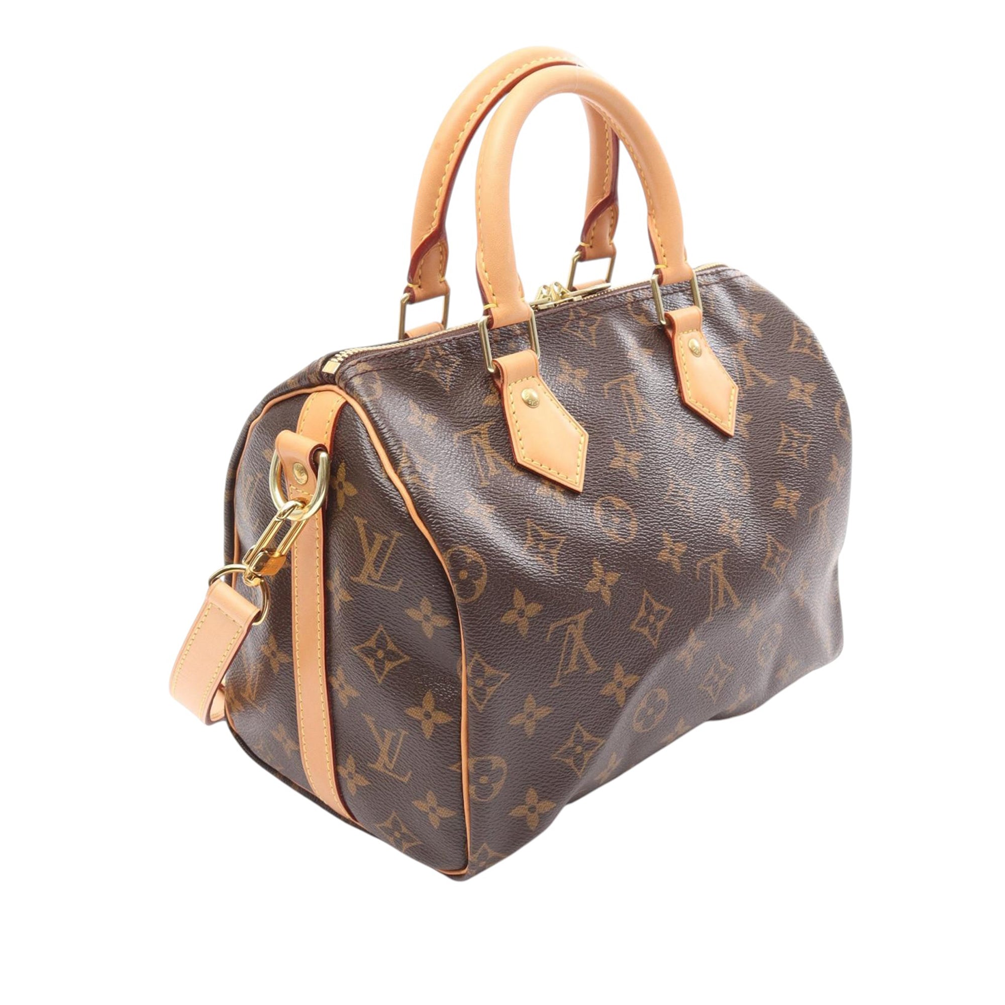 Louis Vuitton LOUIS VUITTON Speedy Bundriere 25 Handbag M41113 Monogram PVC coated canvas leather Brown Used Women - image 2