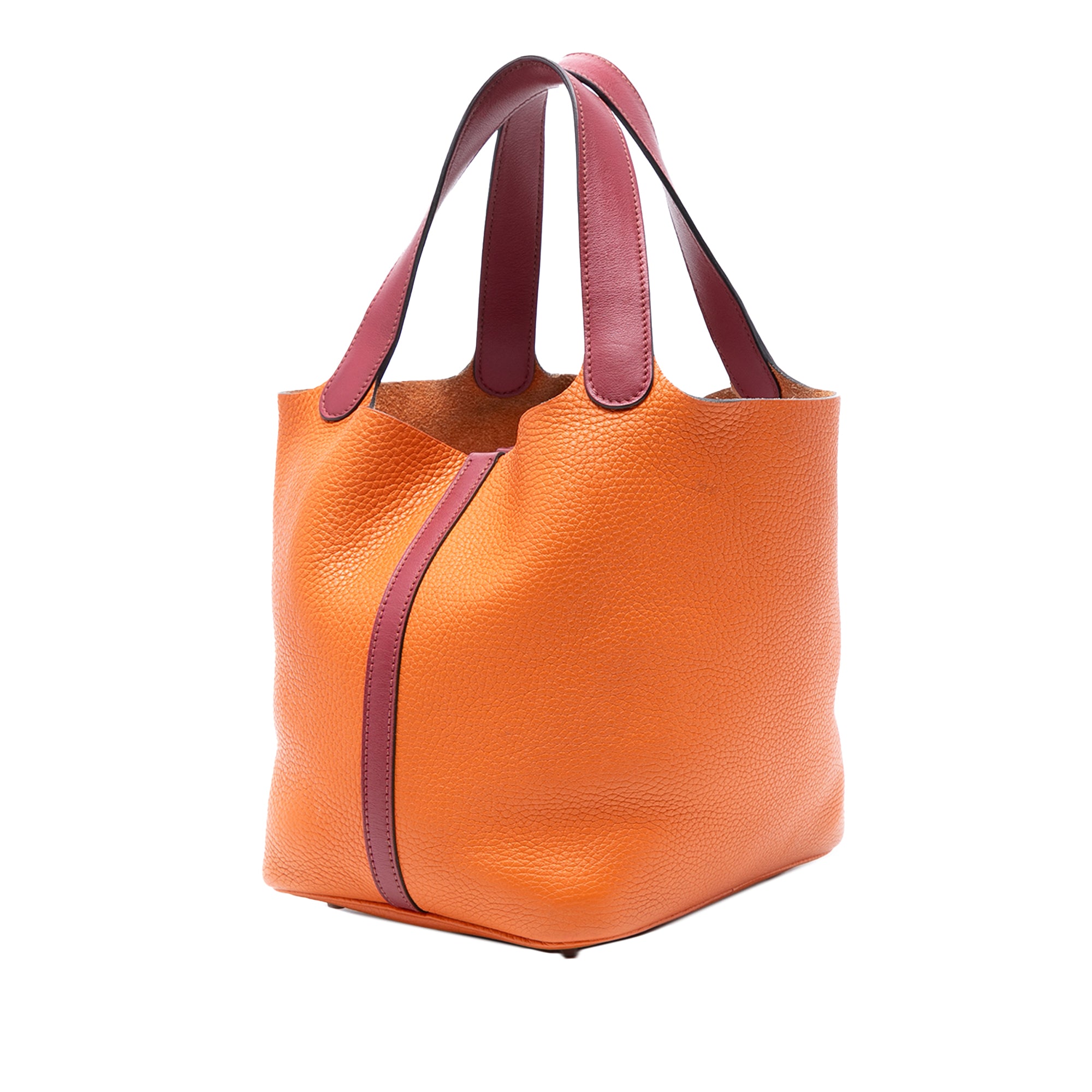 Hermès Bicolor Clemence and Swift Picotin Lock 22 - image 2
