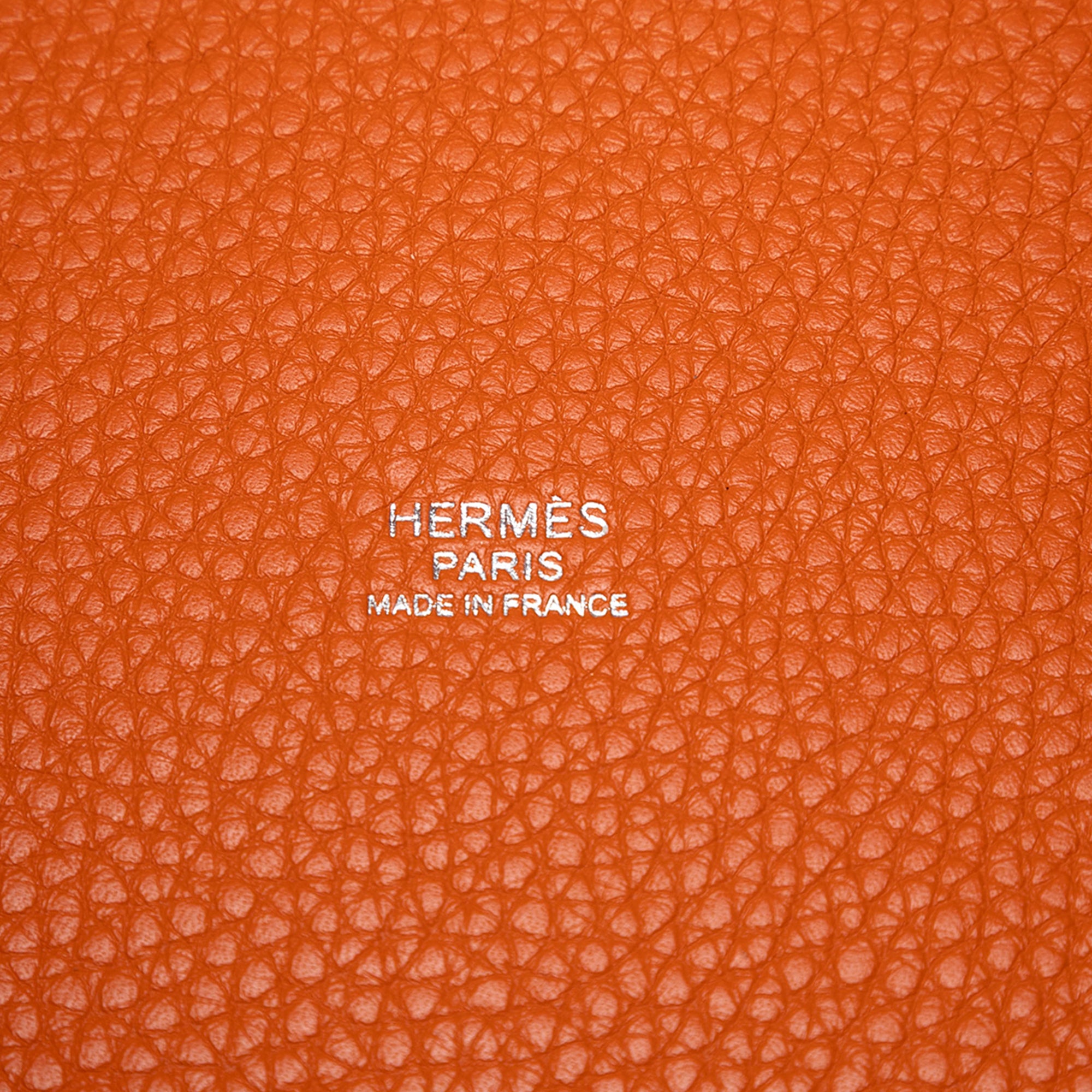 Hermès Bicolor Clemence and Swift Picotin Lock 22 - image 5