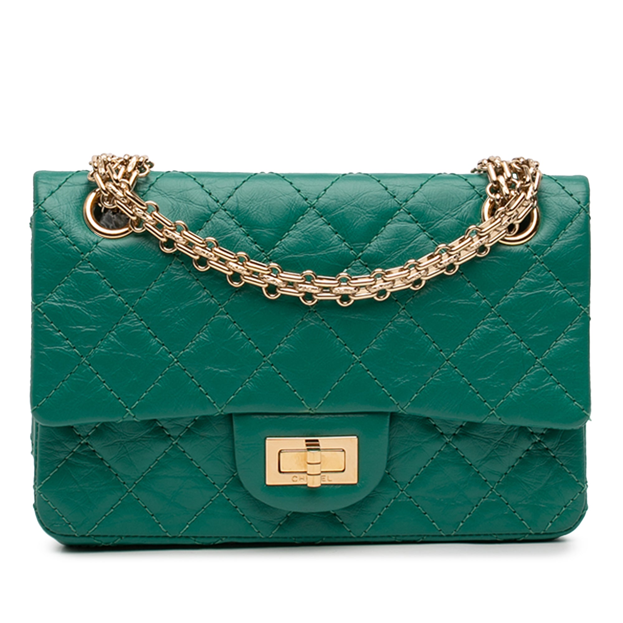 Chanel Quilted Aged Calfskin Reissue 2.55 Single Flap 224 - image 1