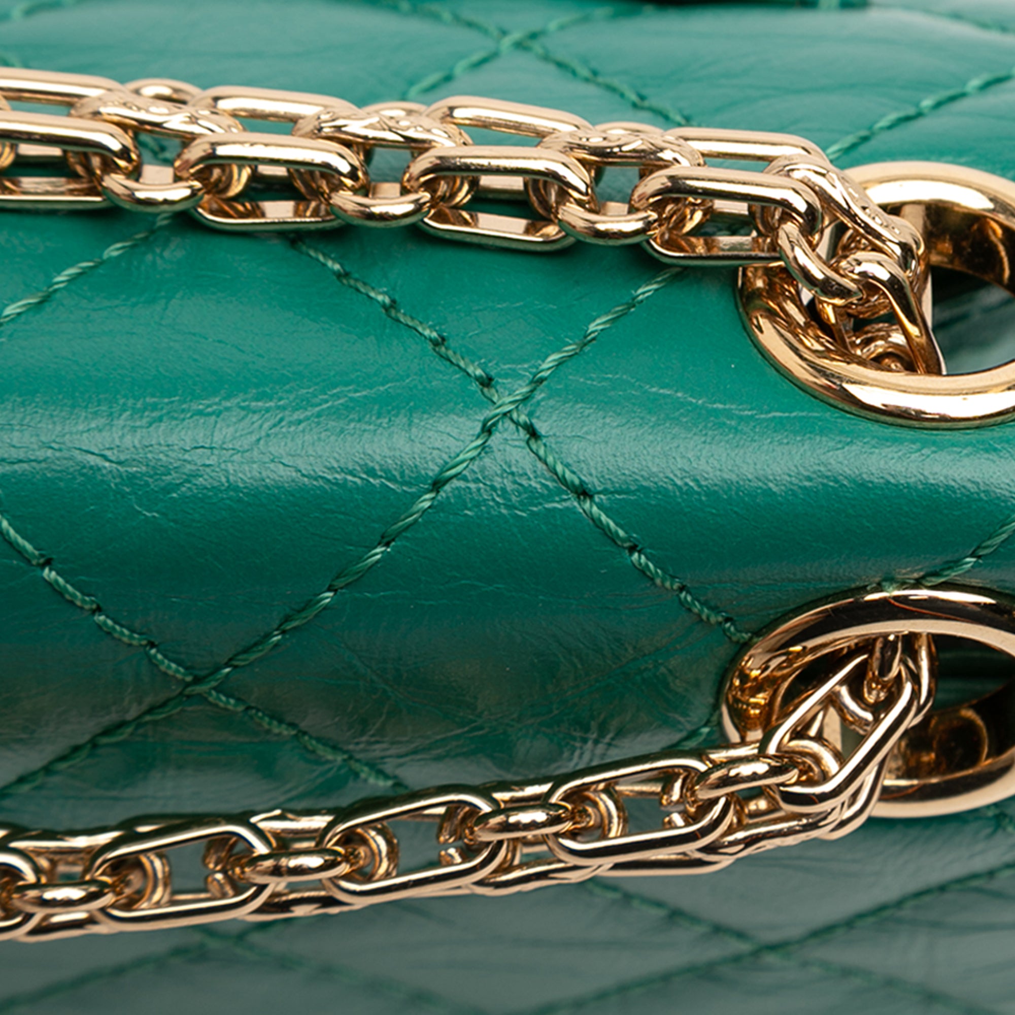 Chanel Quilted Aged Calfskin Reissue 2.55 Single Flap 224 - image 8