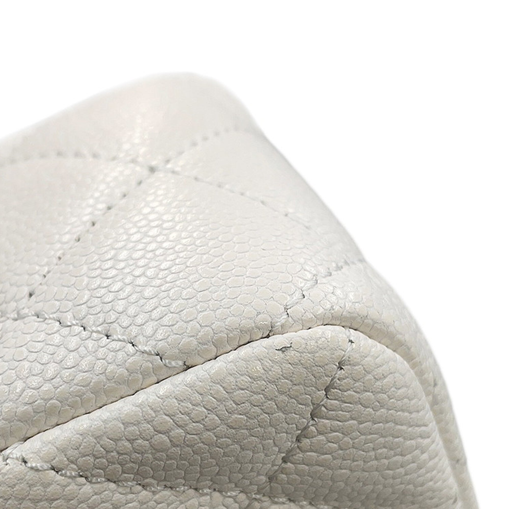 Chanel Mini CC Quilted Caviar Handy Flap - image 9