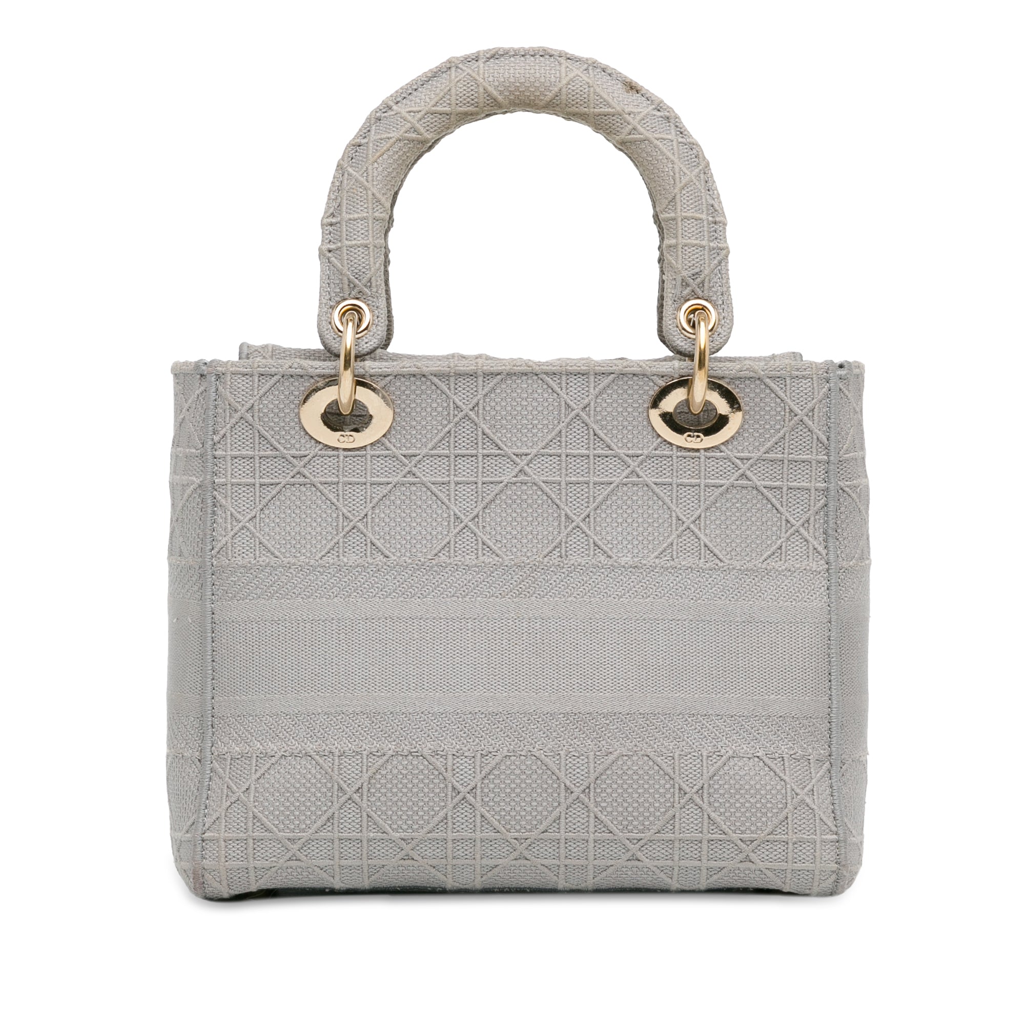 Dior Medium Embroidered Canvas Cannage Lady D Lite - image 3