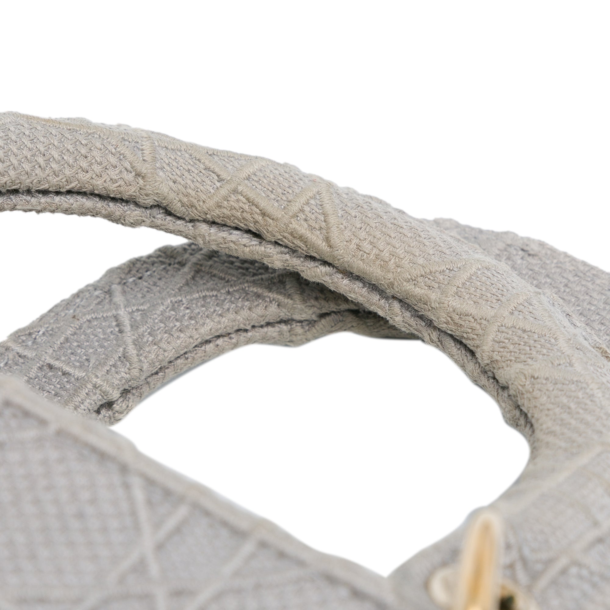 Dior Medium Embroidered Canvas Cannage Lady D Lite - image 9
