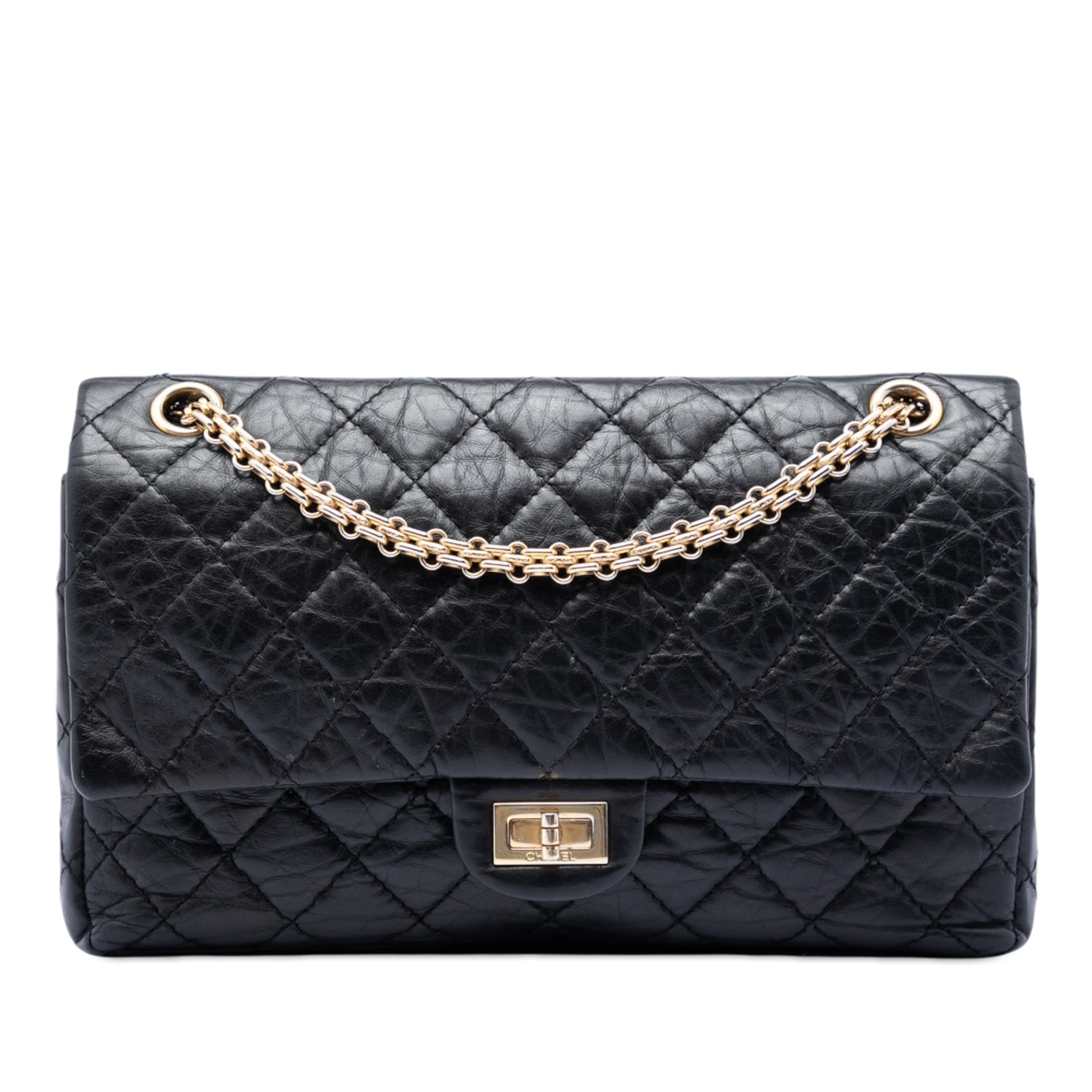 Chanel Quilted Aged Calfskin Reissue 2.55 Double Flap 226 - image 1